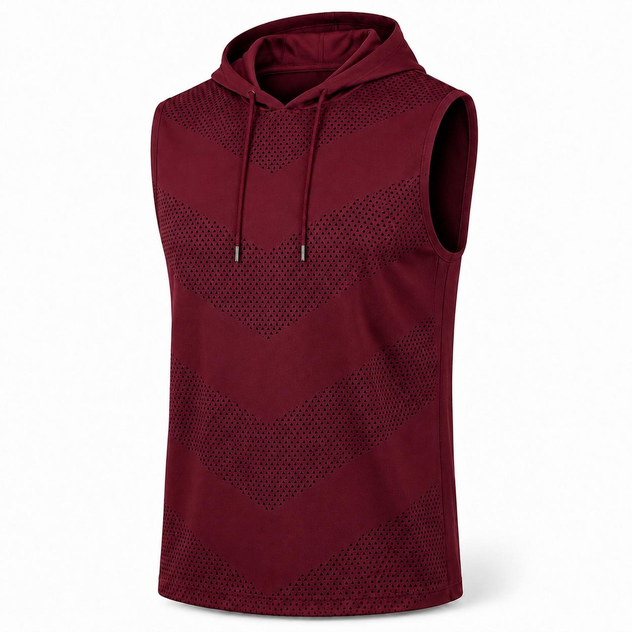 Men's Ventilated Sleeveless Athletic Hoodies