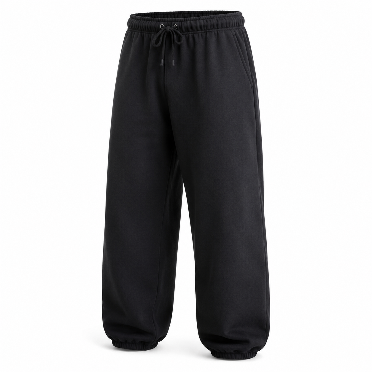 Men's Relaxed Baggy Sweatpants - Drawstring Everyday Joggers