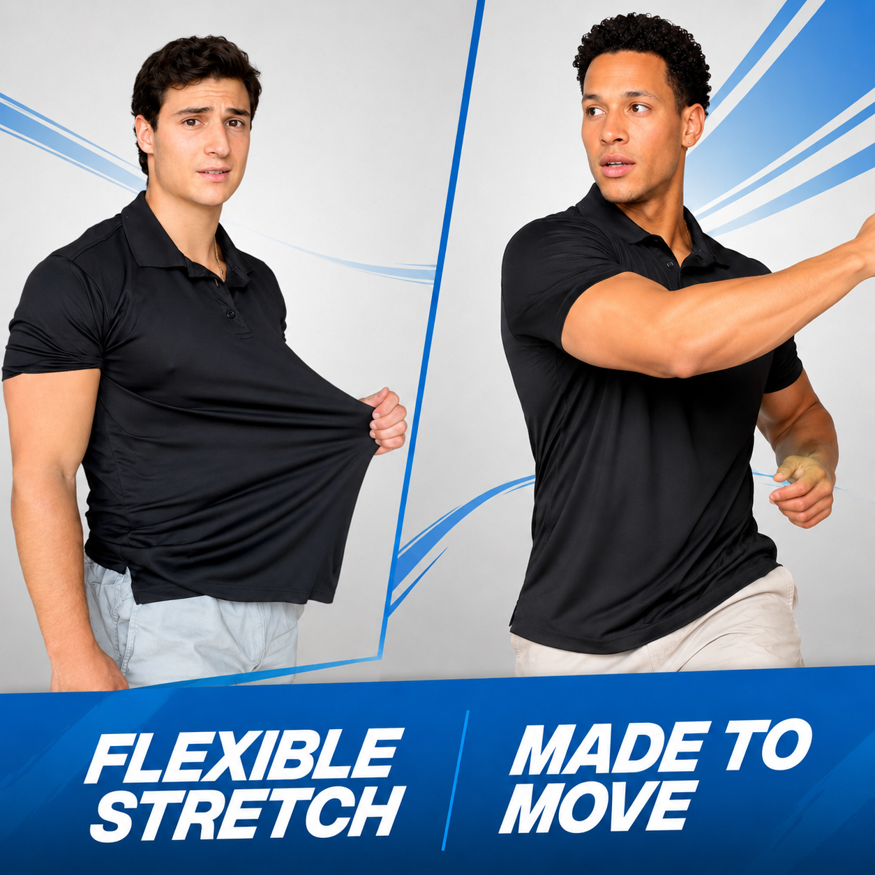 Men's Everyday Stretch Performance Polo Shirts