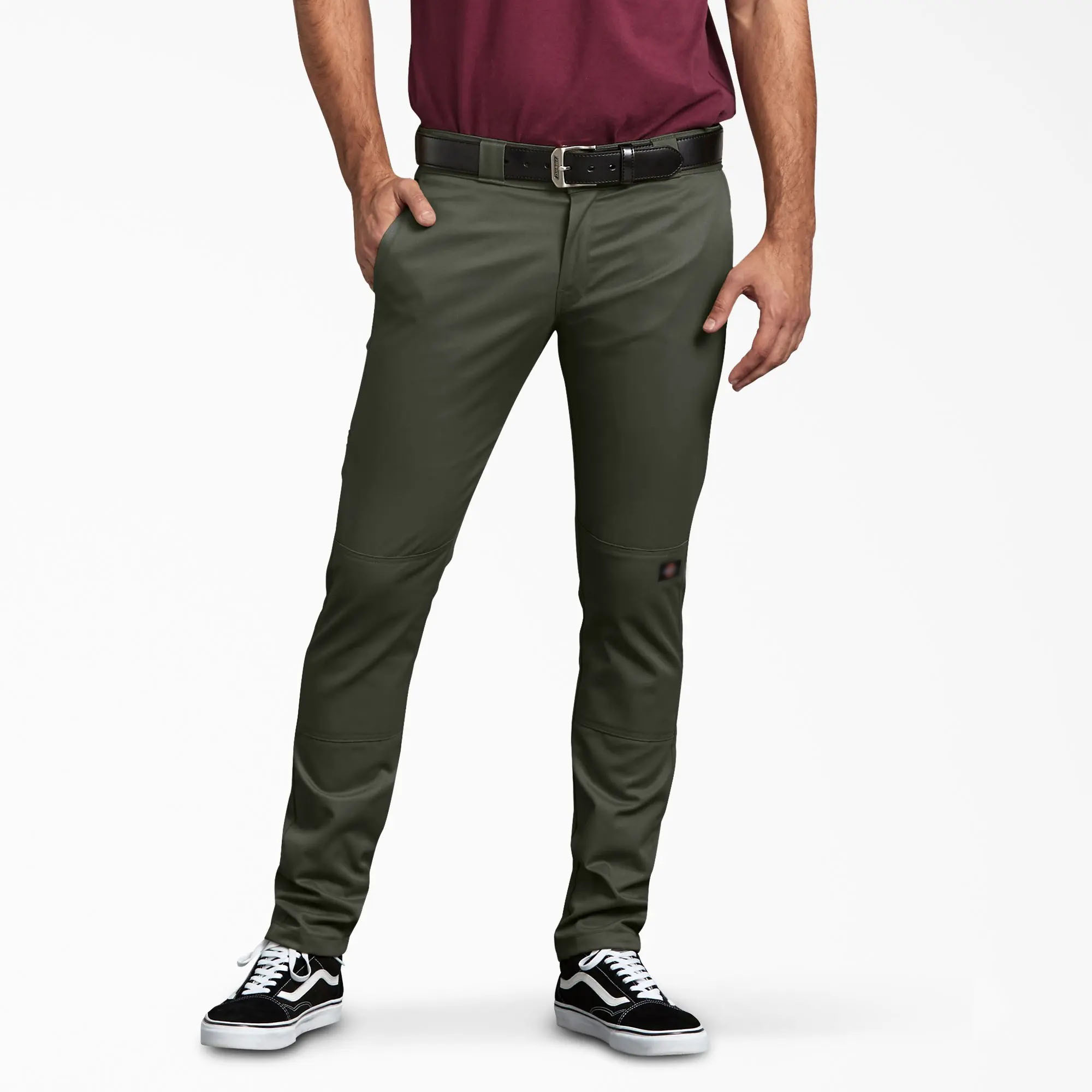 Men's FLEX Slim Fit Double-Knee Work Pants