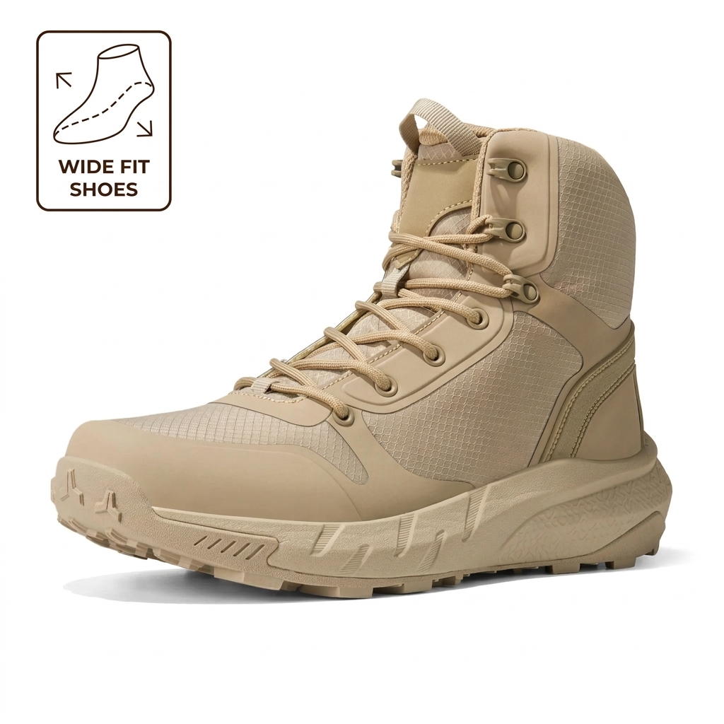 Men's 8" Lightweight Tactical Side-Zip Boots