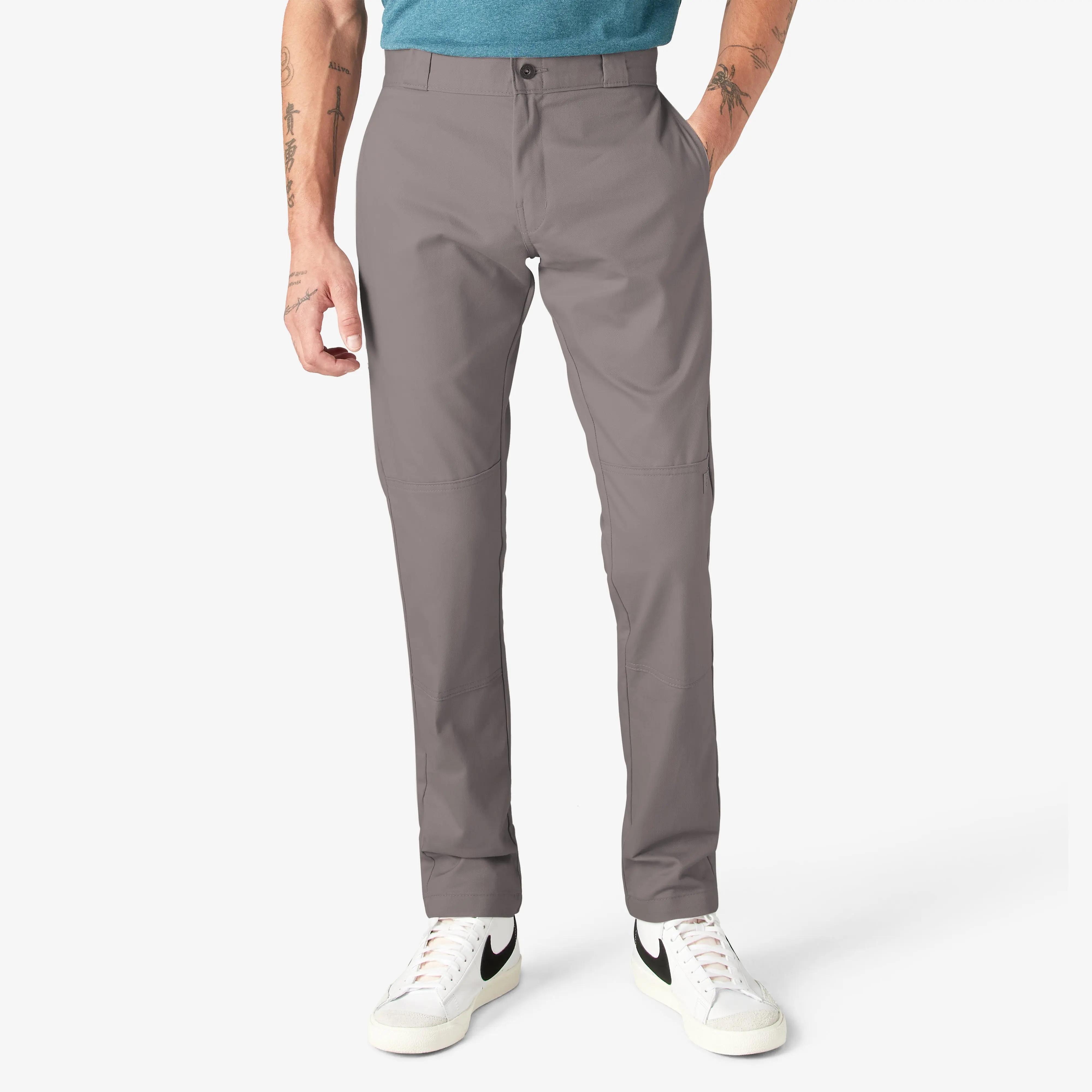 Men's FLEX Slim Fit Double-Knee Work Pants