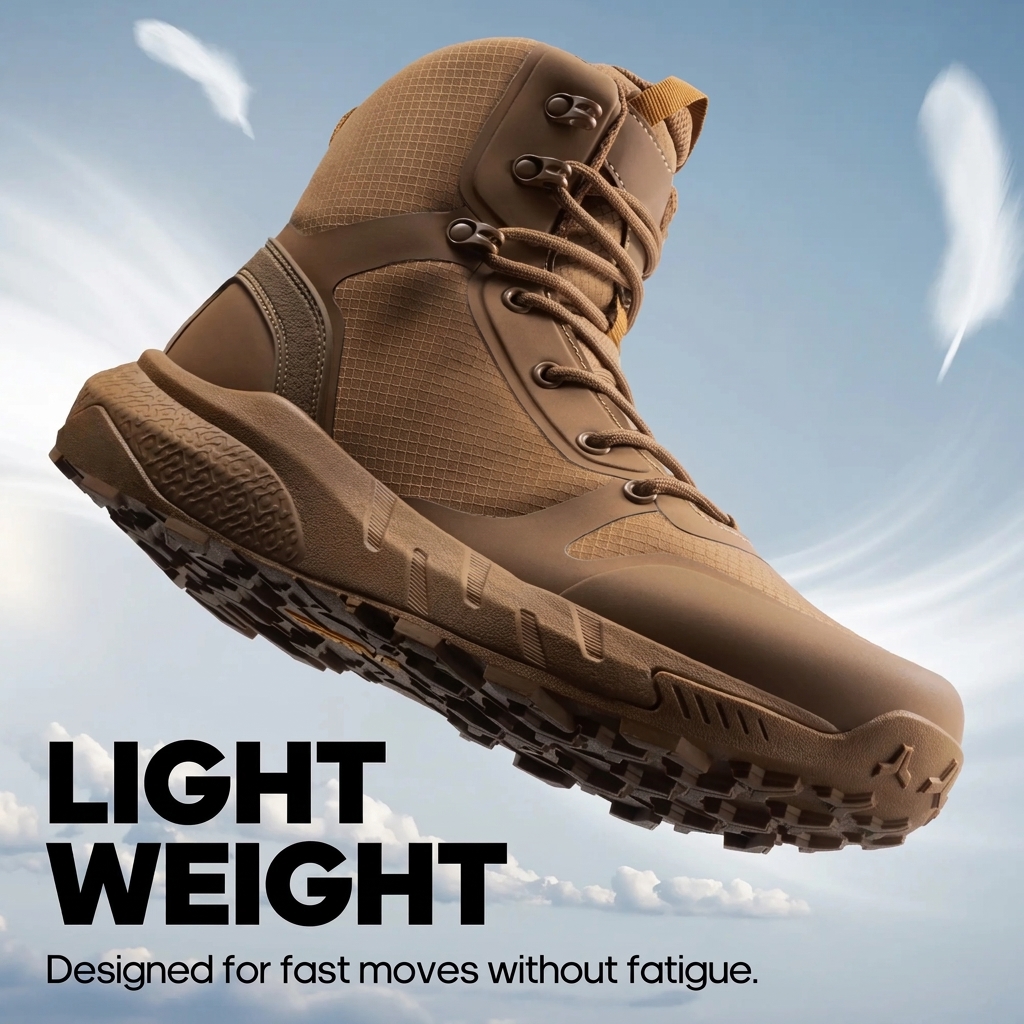 Men's 8" Lightweight Tactical Side-Zip Boots