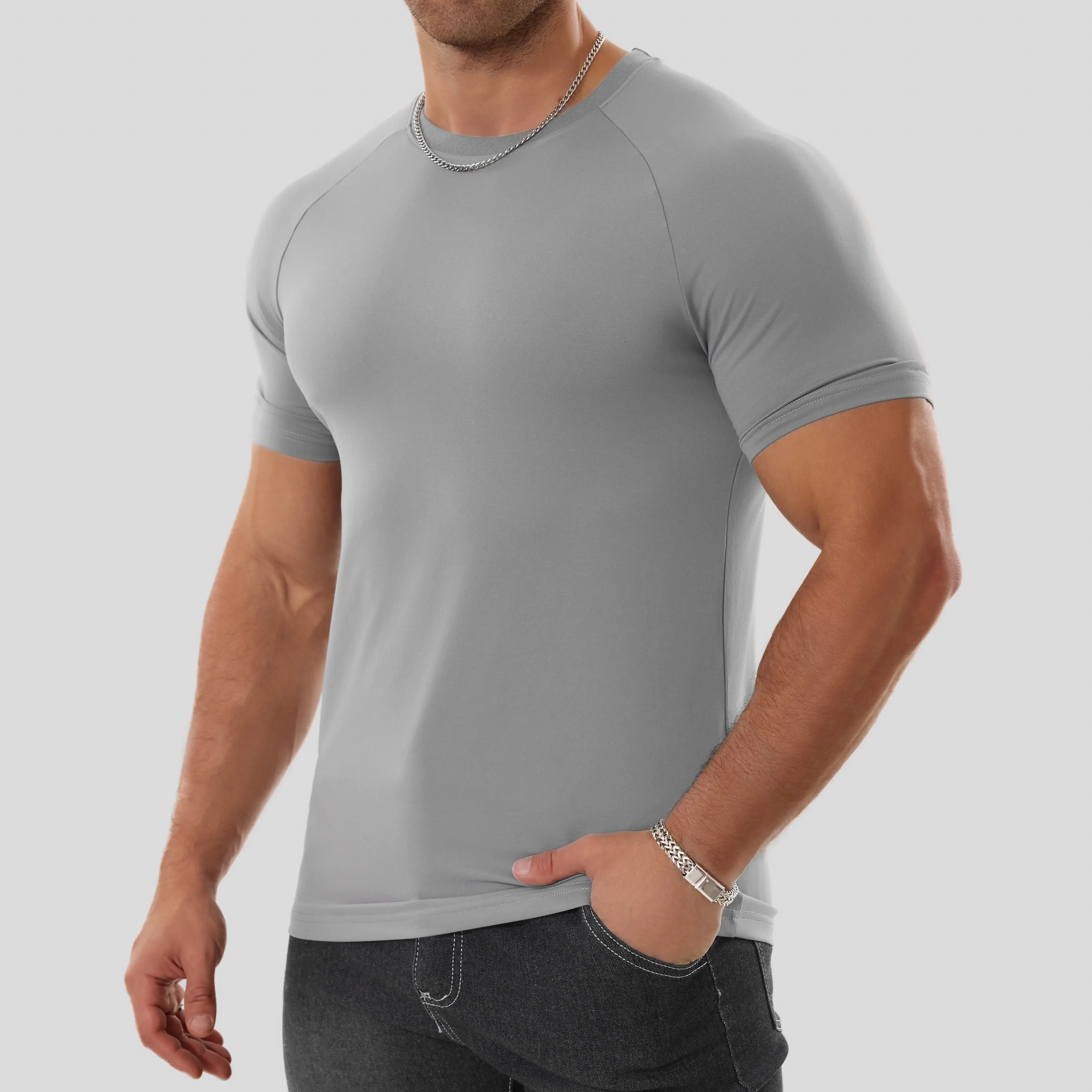 Men's Performance Raglan Athletic T-Shirt