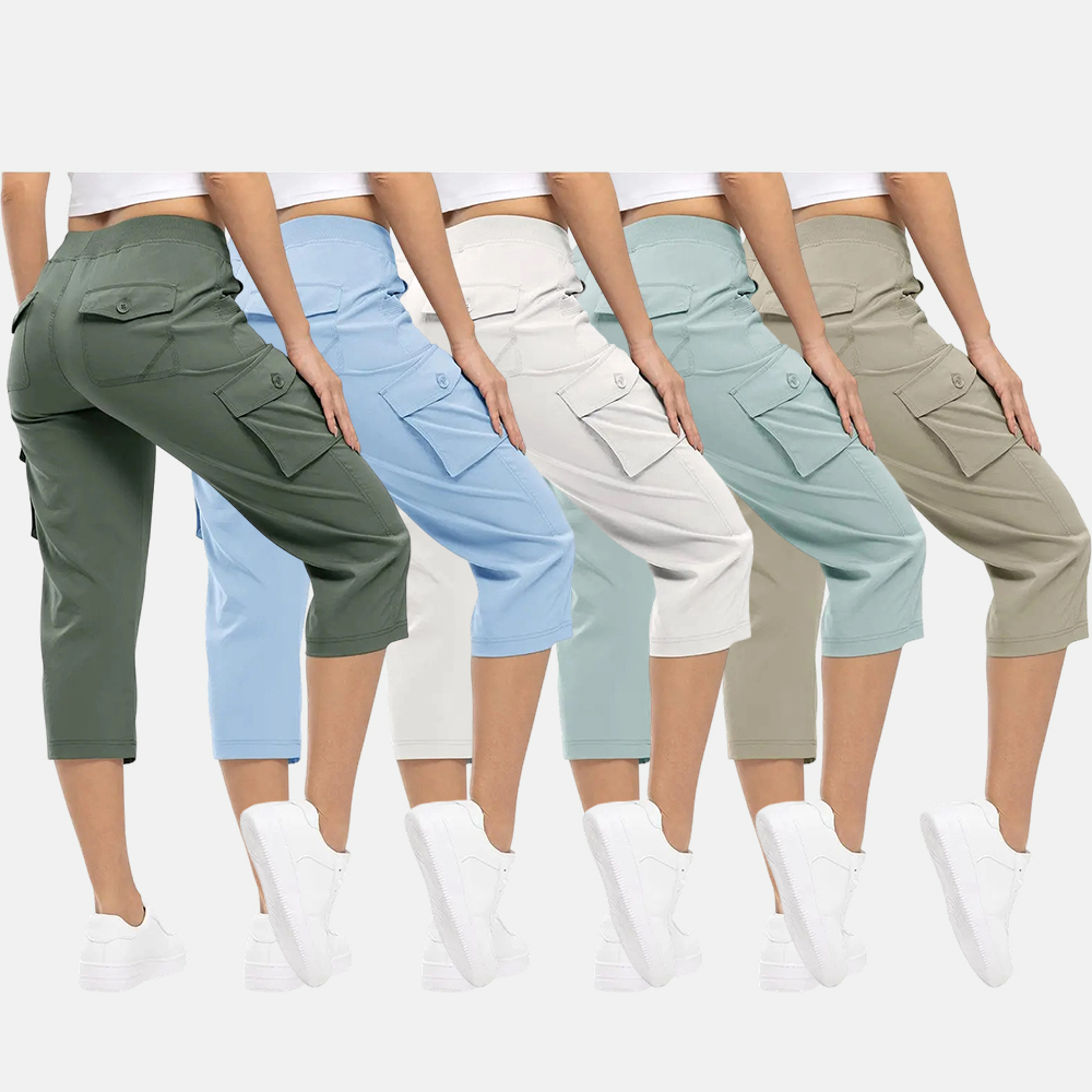 🔥Women’s Lightweight Quick-Dry Capri Cargo Pants