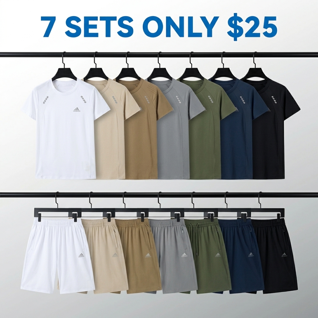 Men's Ice Silk Performance Athletic Set