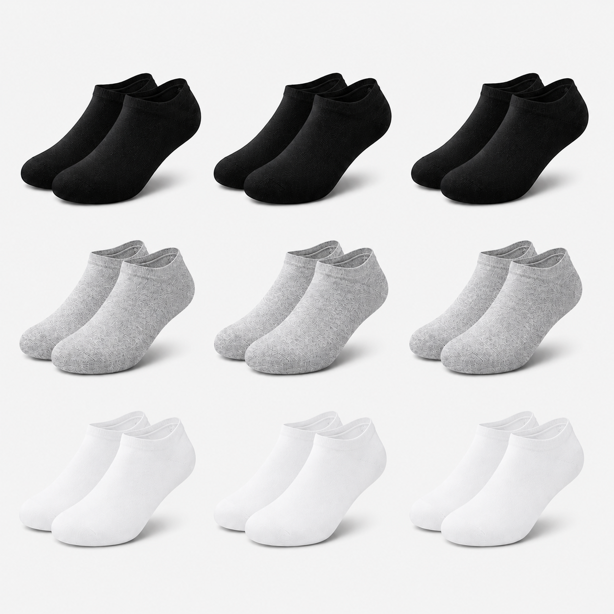 9-PAIR SOCKS ONLY $5 - No Show, Ankle & Crew Styles