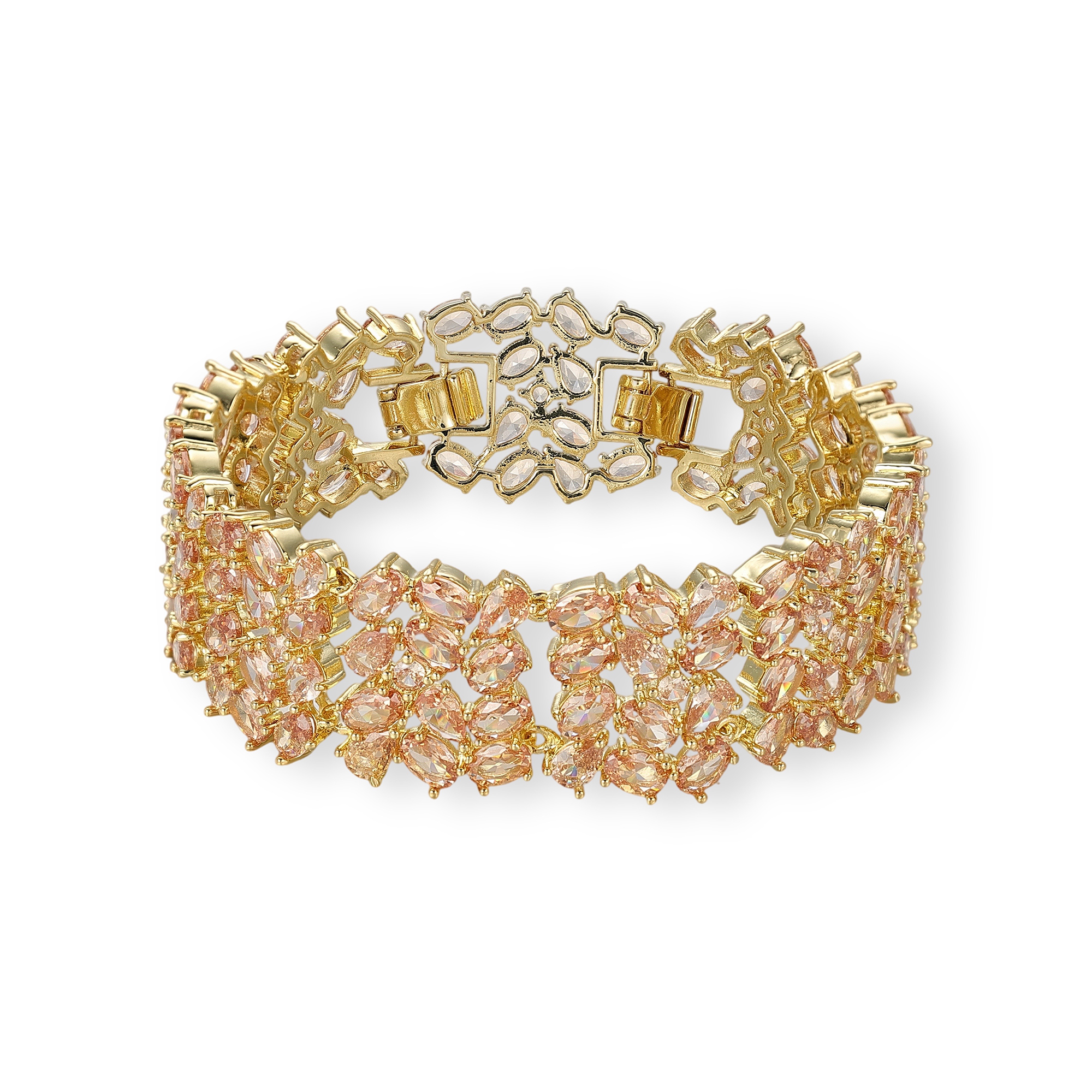 Énoranne 18K Gold Oval Teardrop Bracelet
