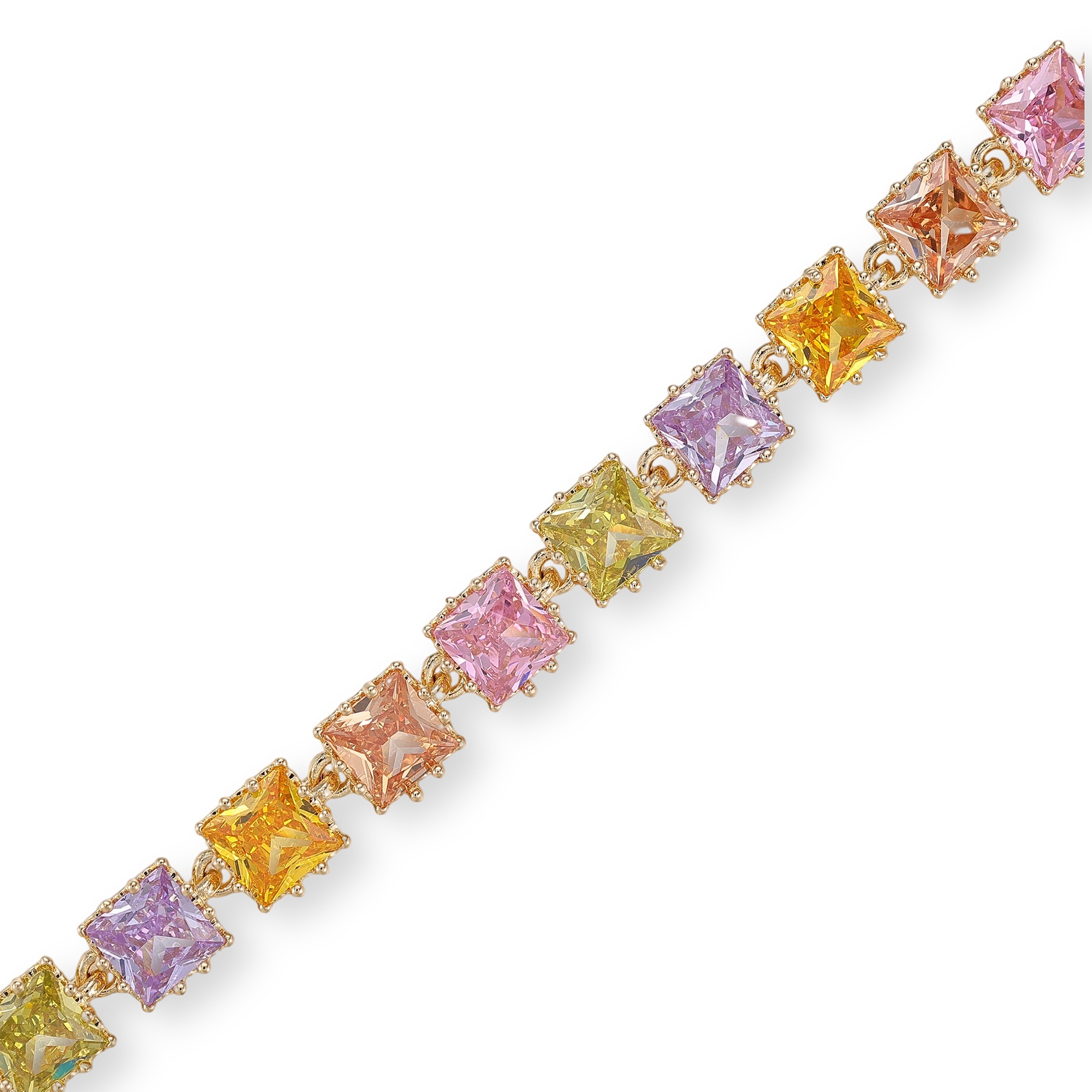 Agnèsine Multicolor Square Bracelet