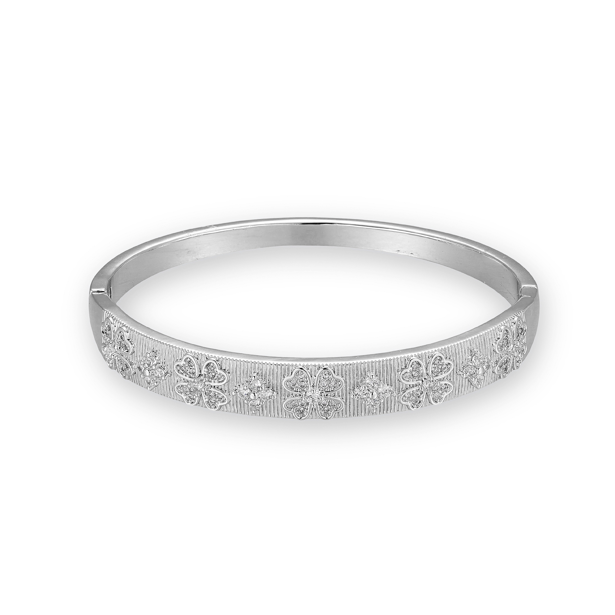 Béatricia 14K Gold Floral Bangle