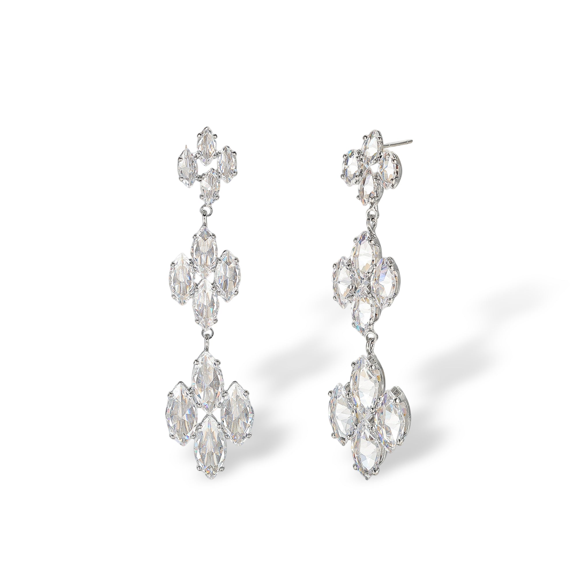 Béatriz 14K Gold Marquise Drop Earrings