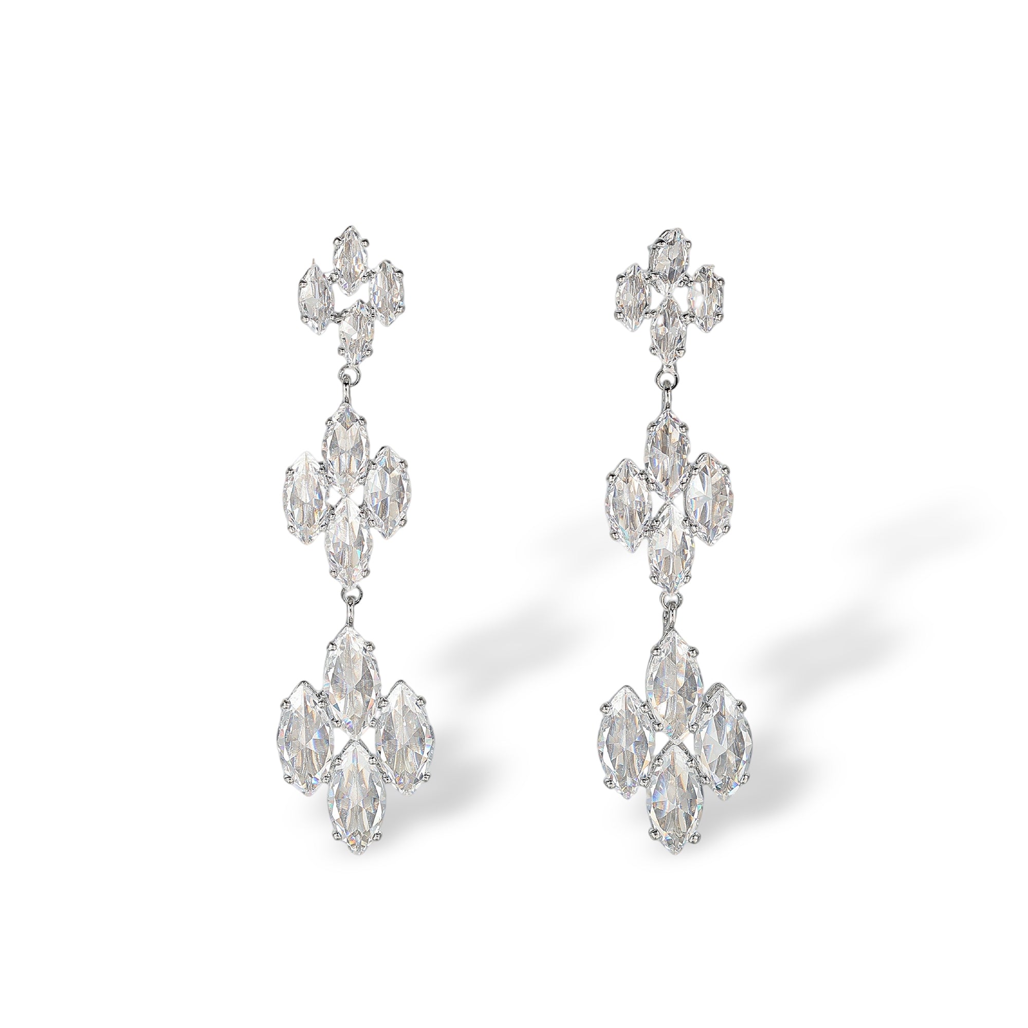 Béatriz 14K Gold Marquise Drop Earrings