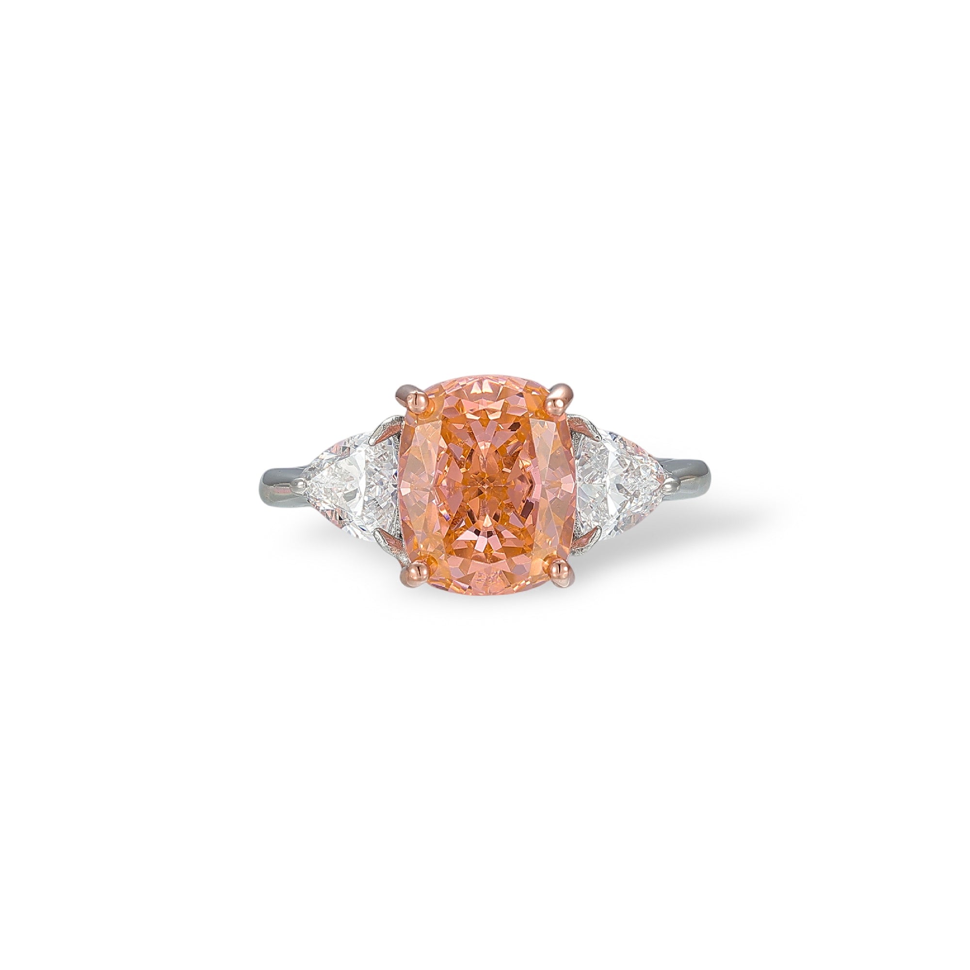 Benita Pink Cushion Ring
