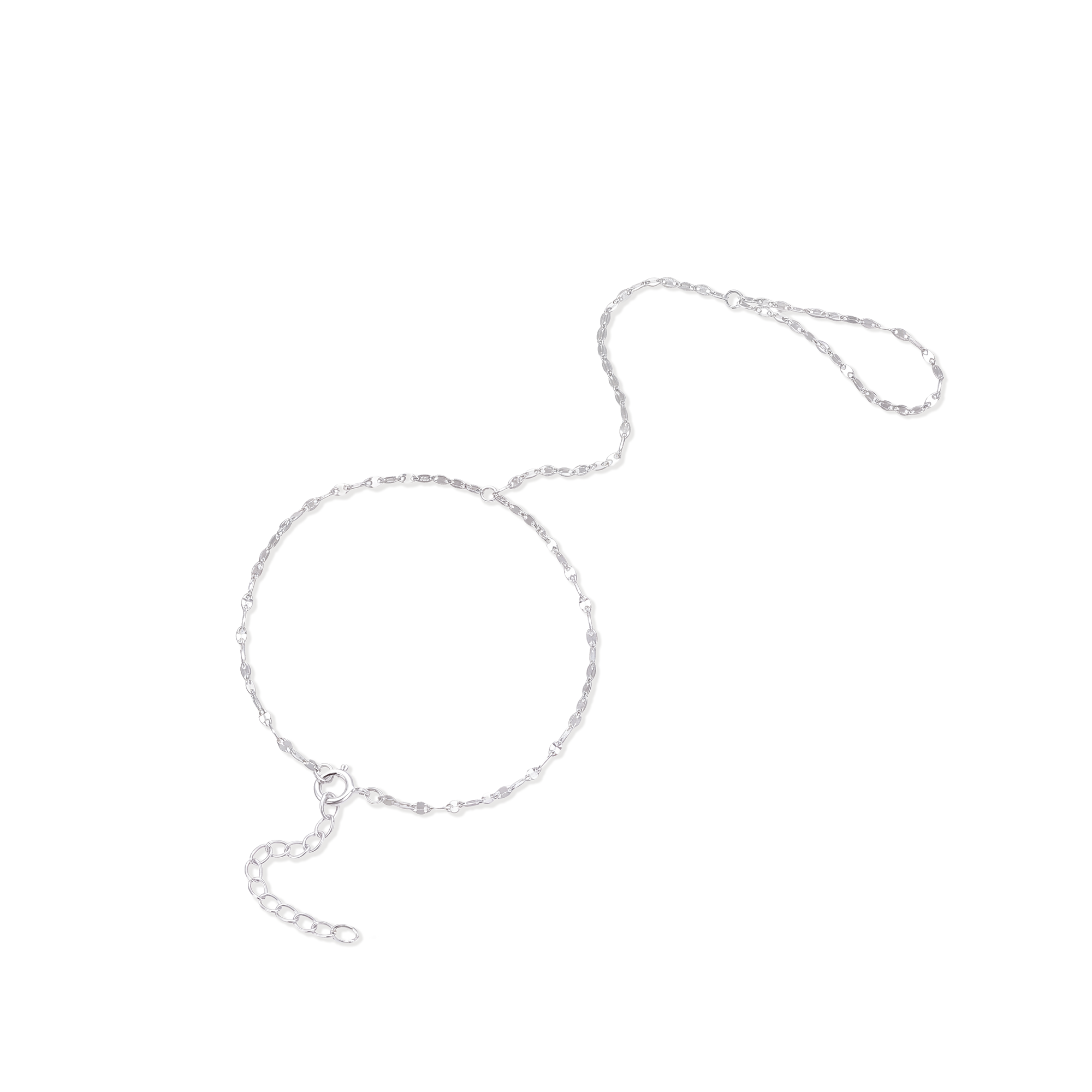 Benoîte 18K Gold Lip Linked Finger Bracelet
