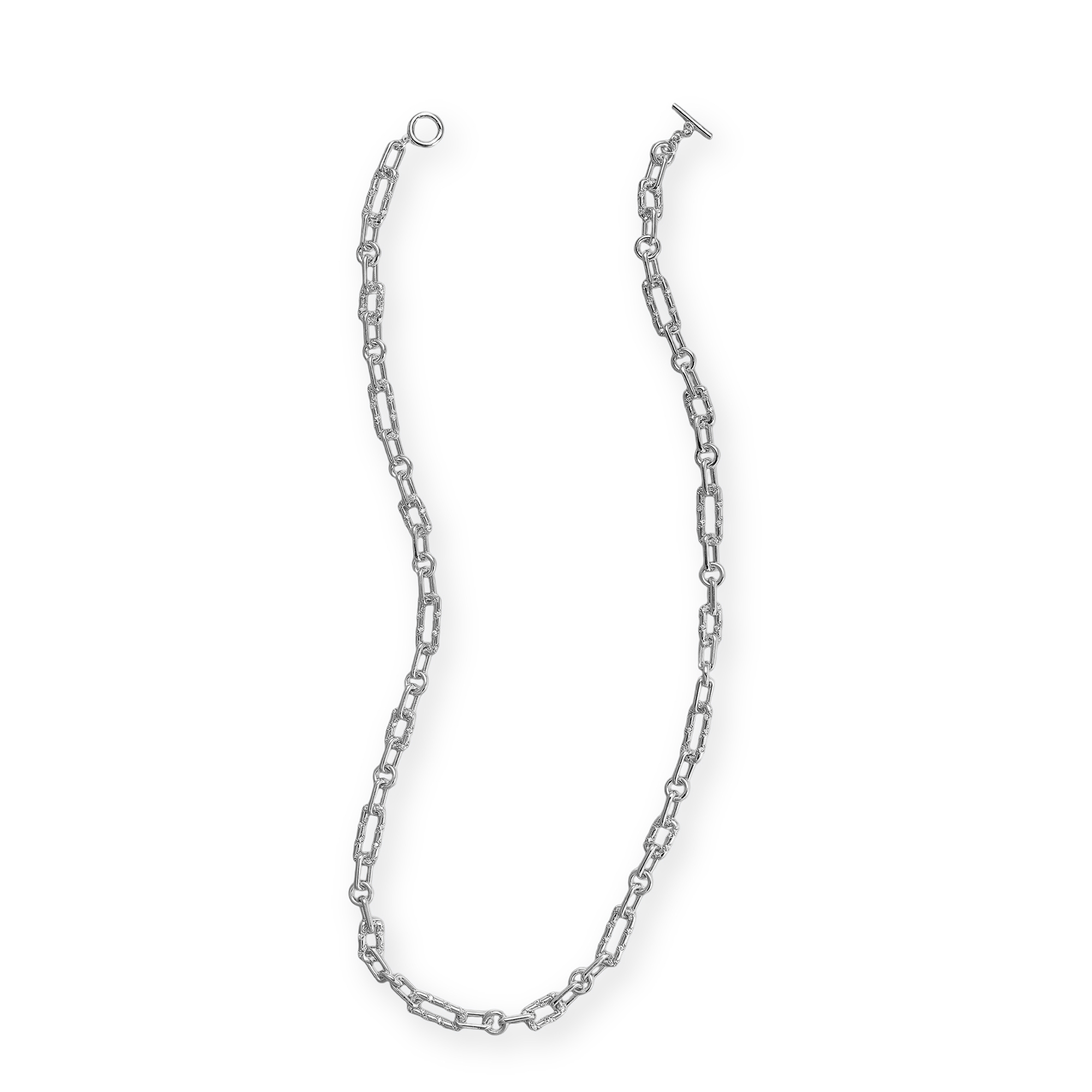Carméline 18K Gold Geometric Link Toggle Necklace