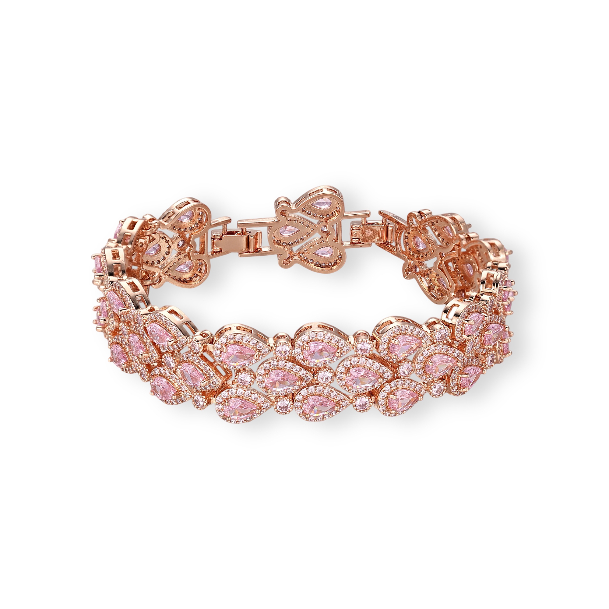 Cléore Triple-Row Teardrop Bracelet