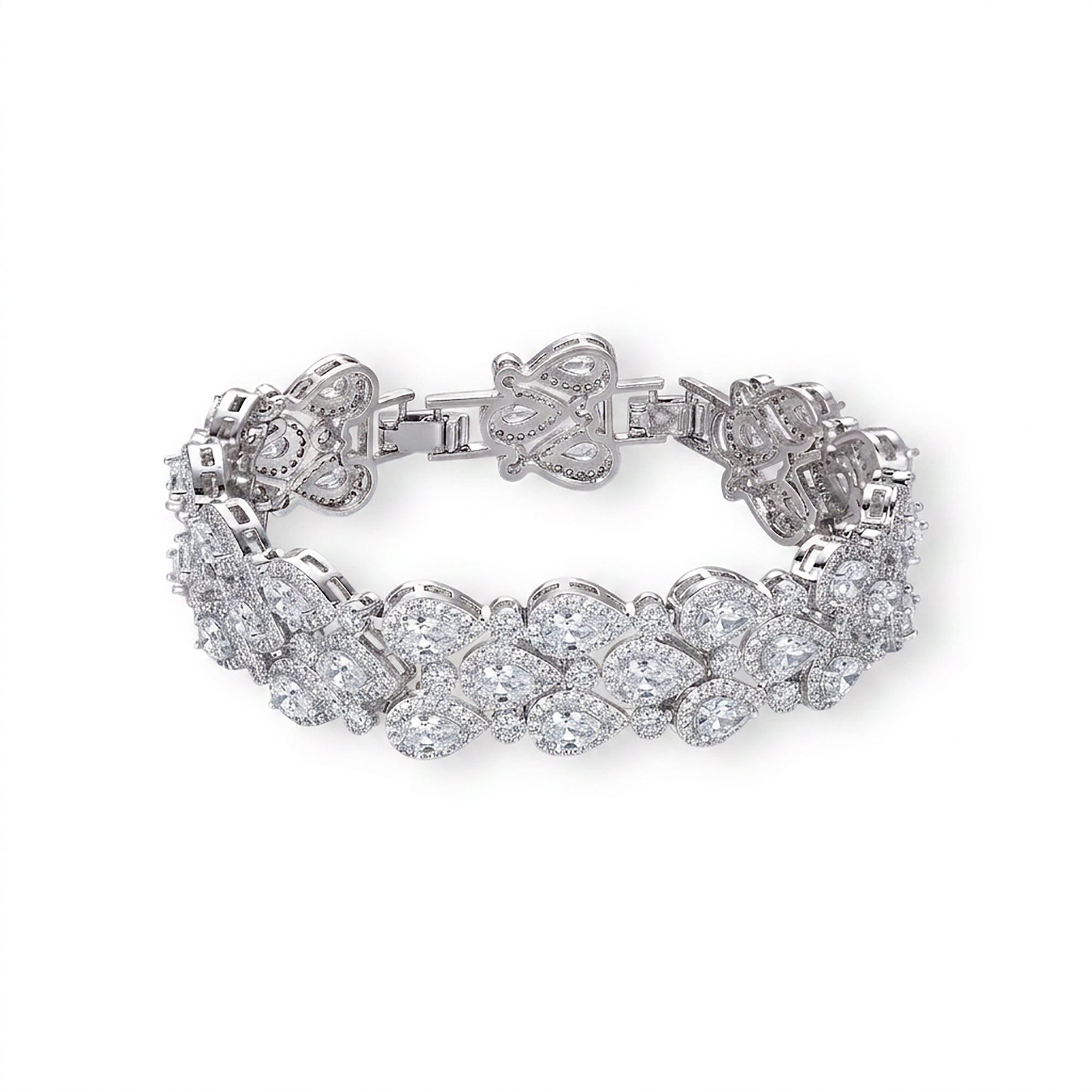 Cléore Triple-Row Teardrop Bracelet