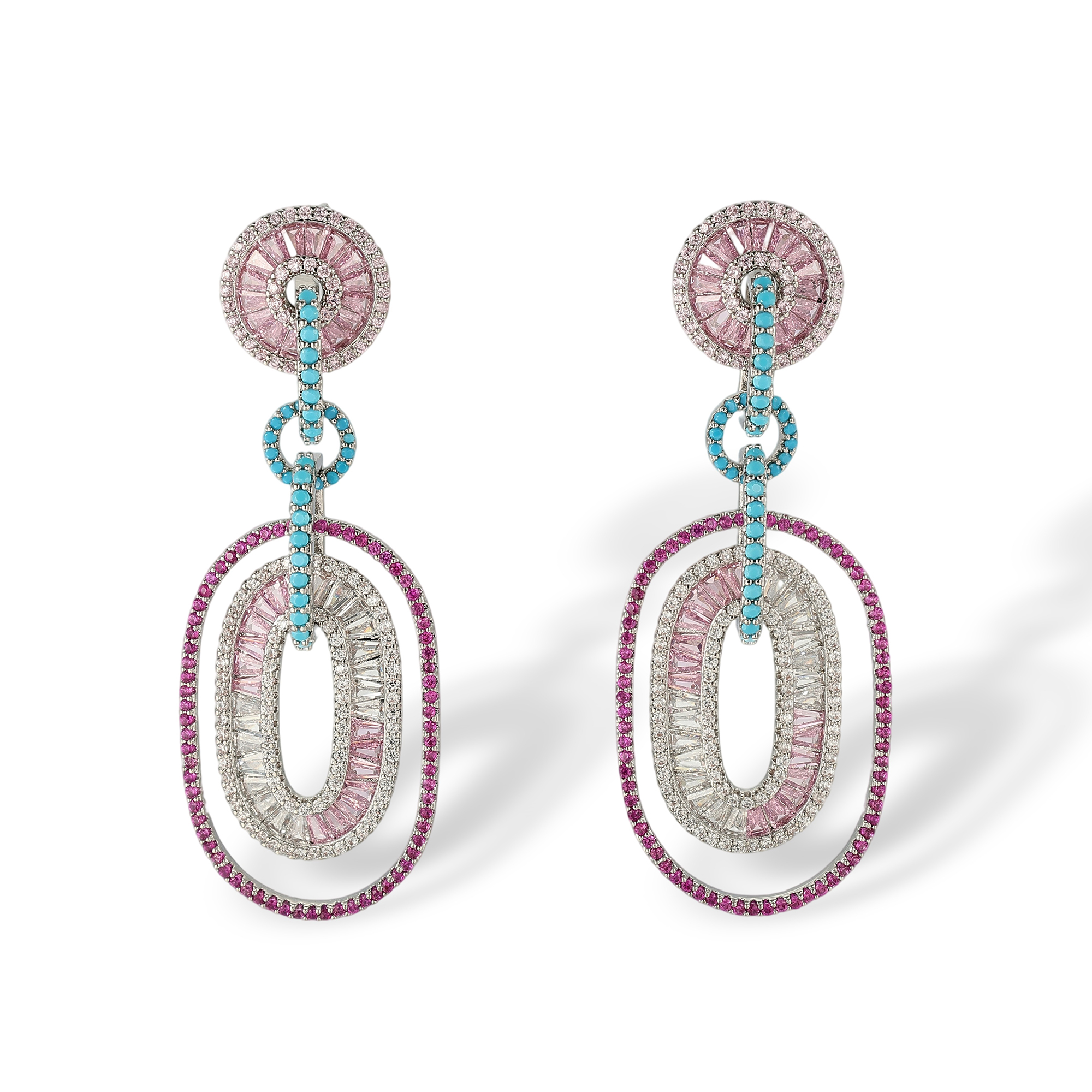 Devotiana Oval Link Drop Earrings