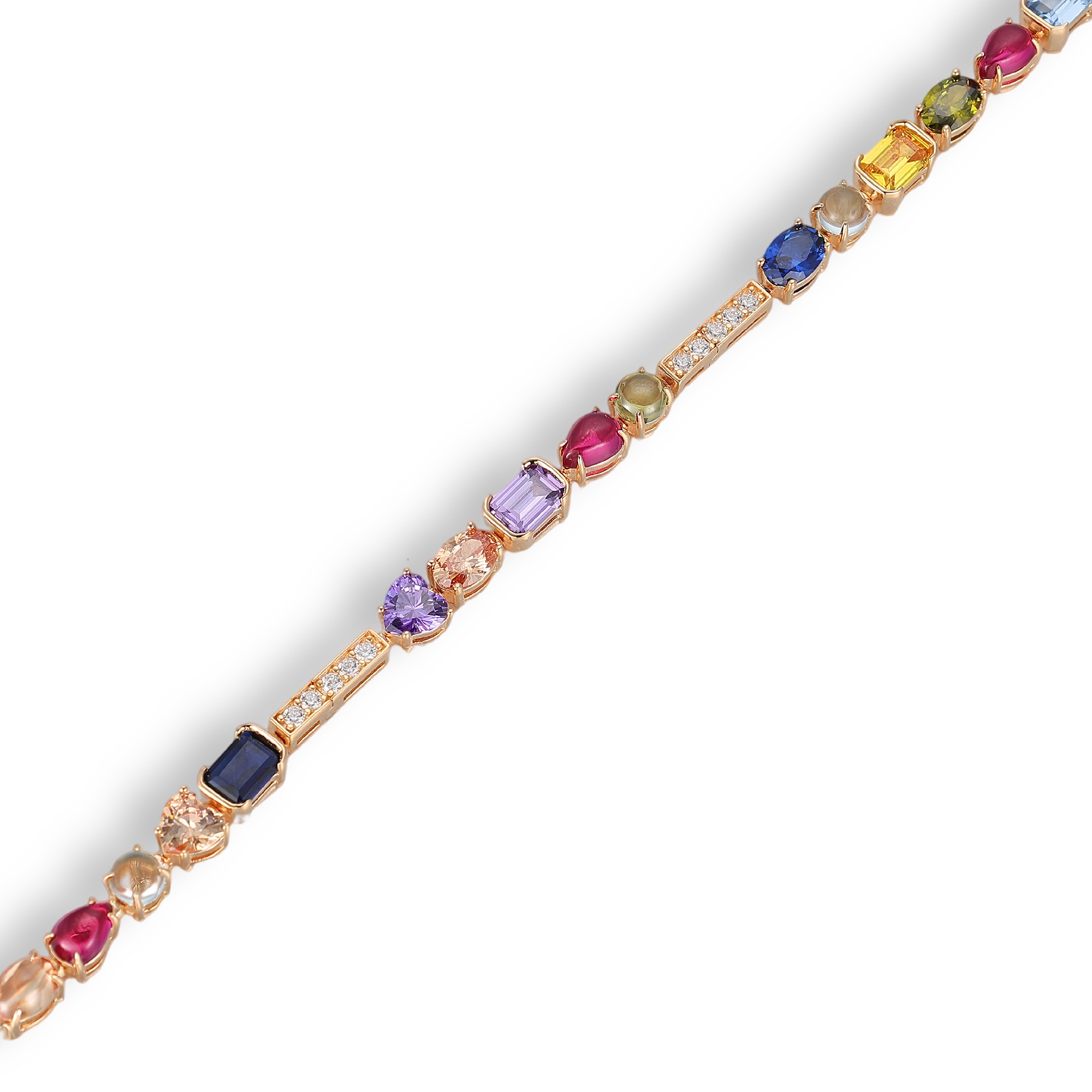 Dolomieu Multicolor Mixed Shape Bracelet