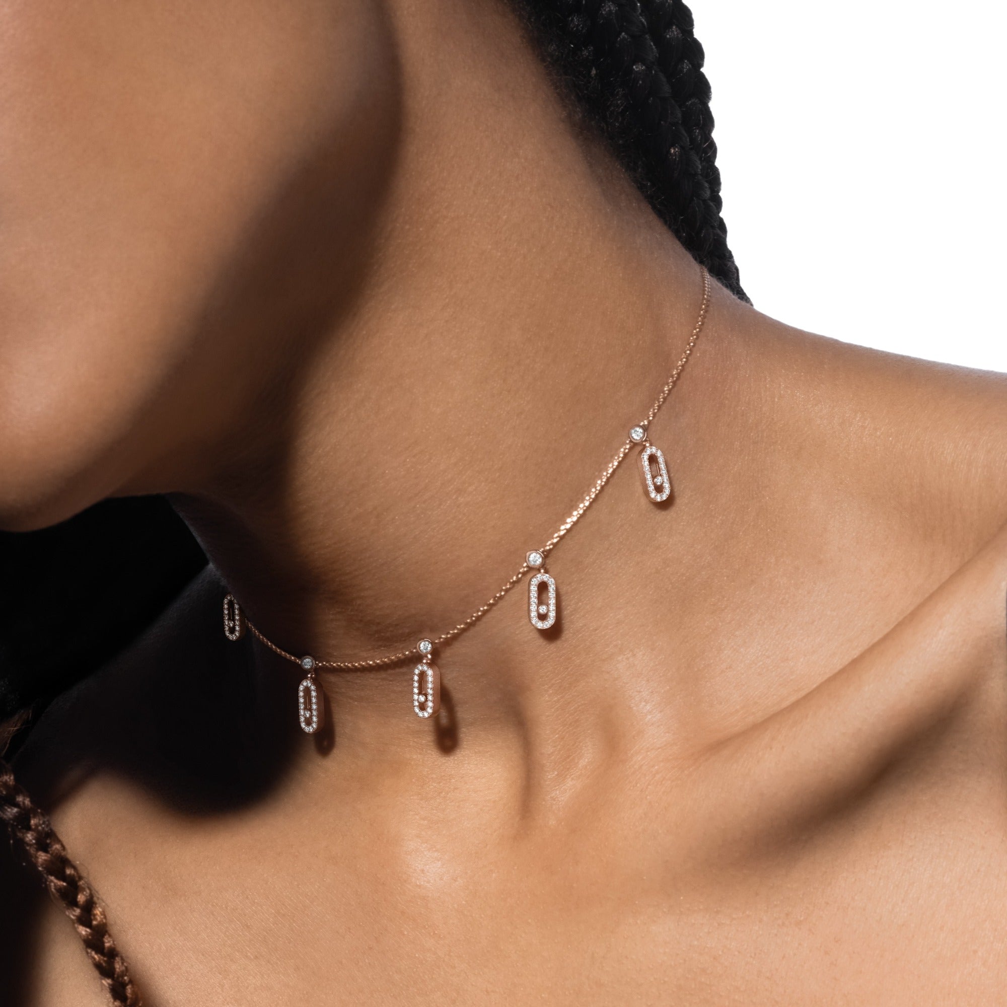 Elowen 14K Gold Sliding Choker Necklace