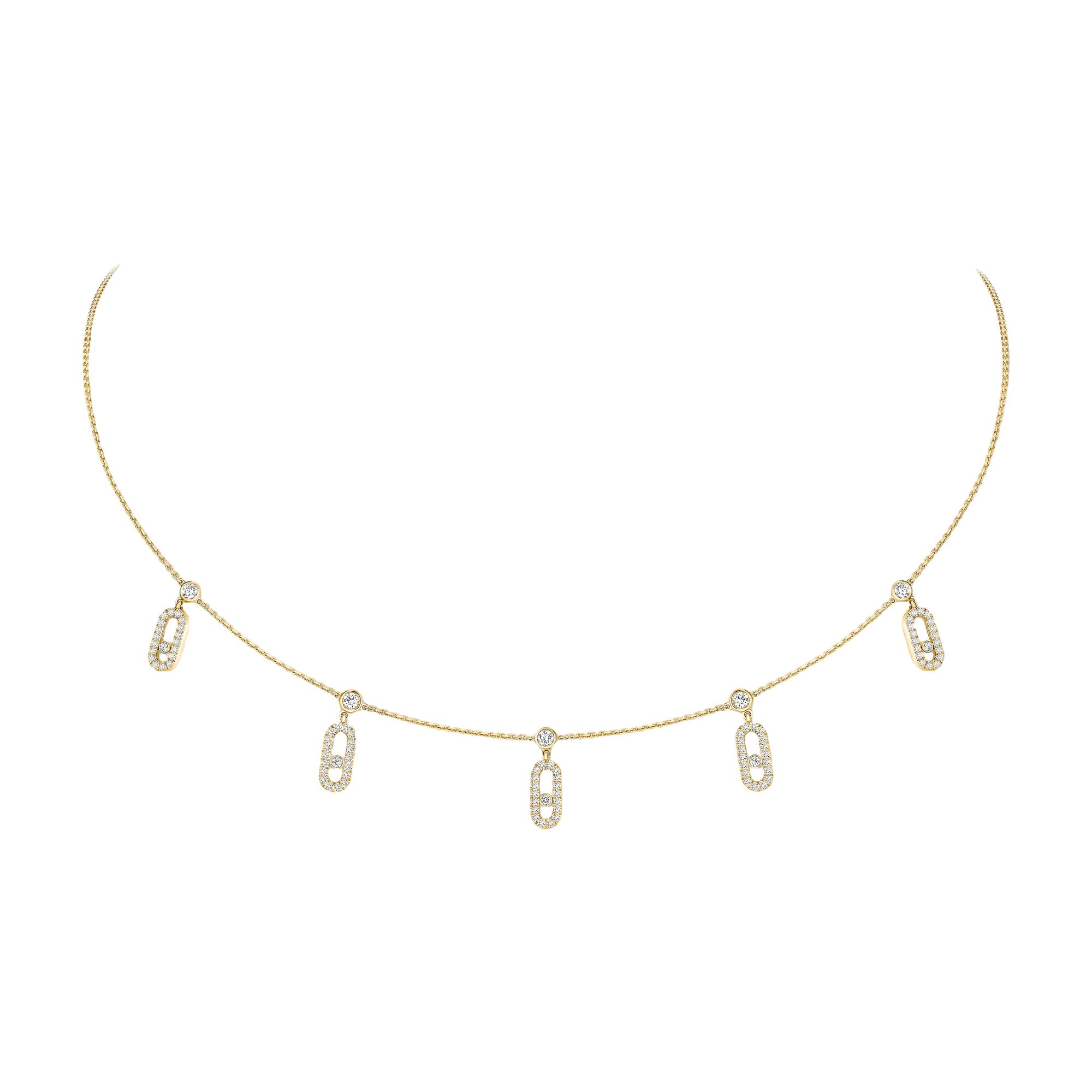 Elowen 14K Gold Sliding Choker Necklace