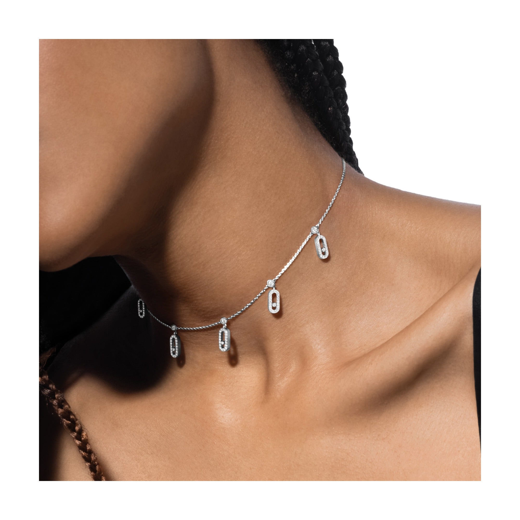 Elowen 14K Gold Sliding Choker Necklace