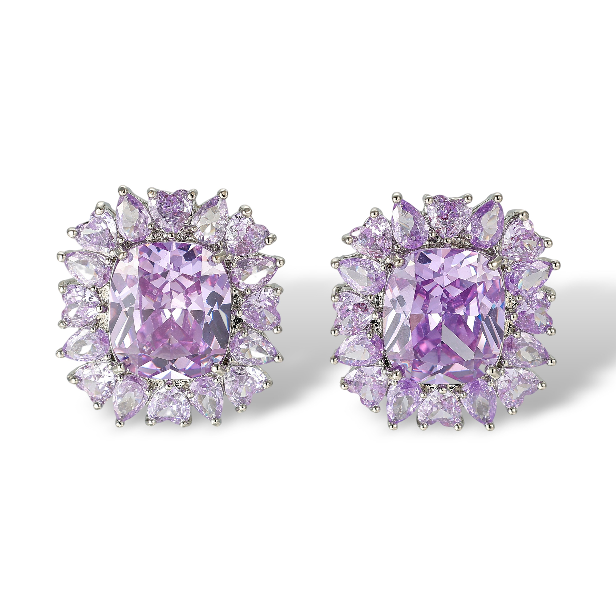 Duquesne Cushion Stud Earrings