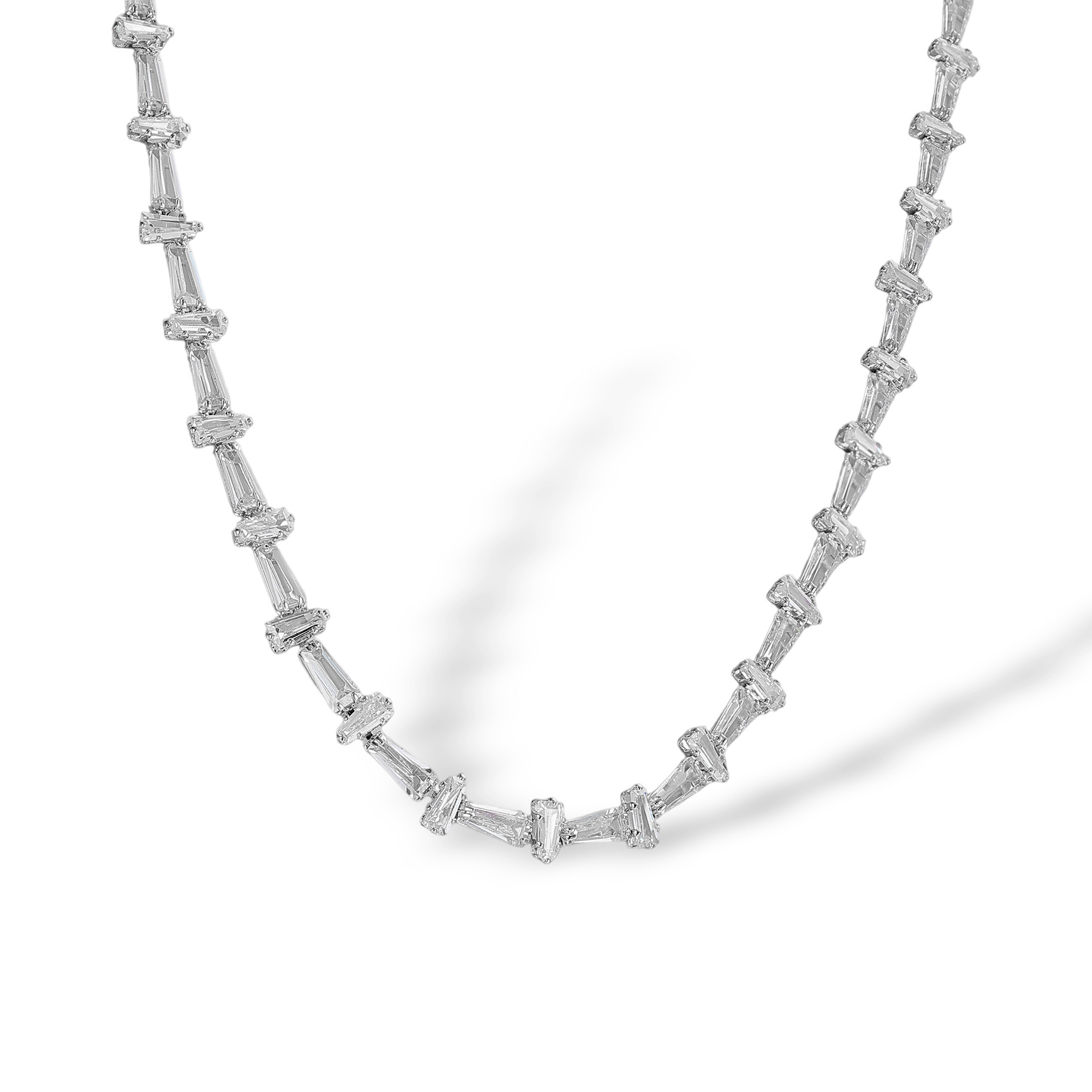 Éstelline 14K Gold Trapezoid Necklace