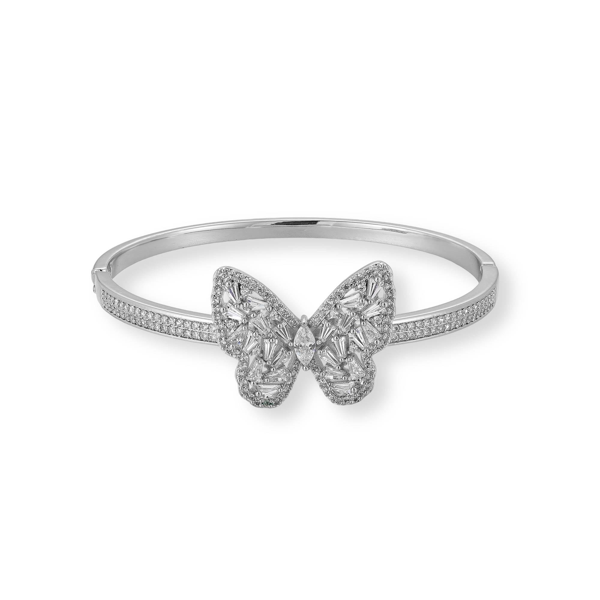 Eulalie 16K Gold Butterfly Bangle