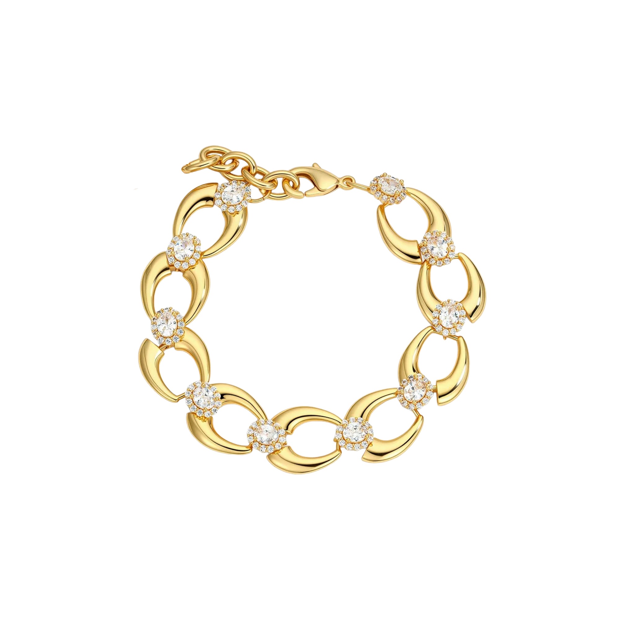 Félicita 18K Gold Round Bracelet
