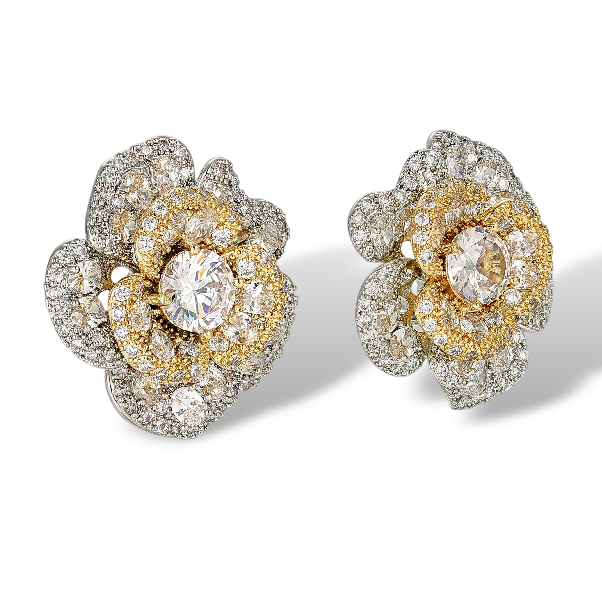 Gorgonia Floral Stud Earrings 