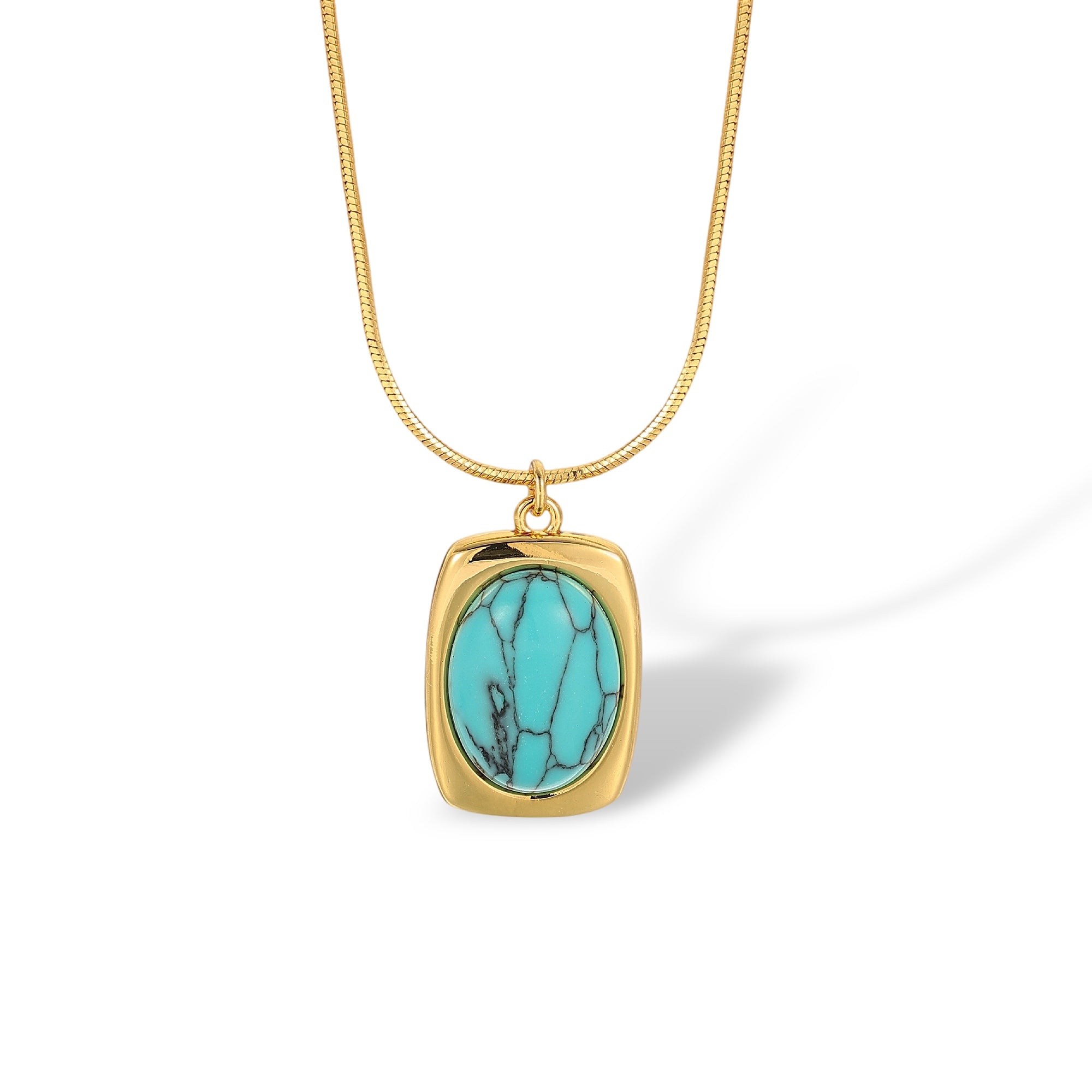 Goyave 18K Gold Rectangular Necklace