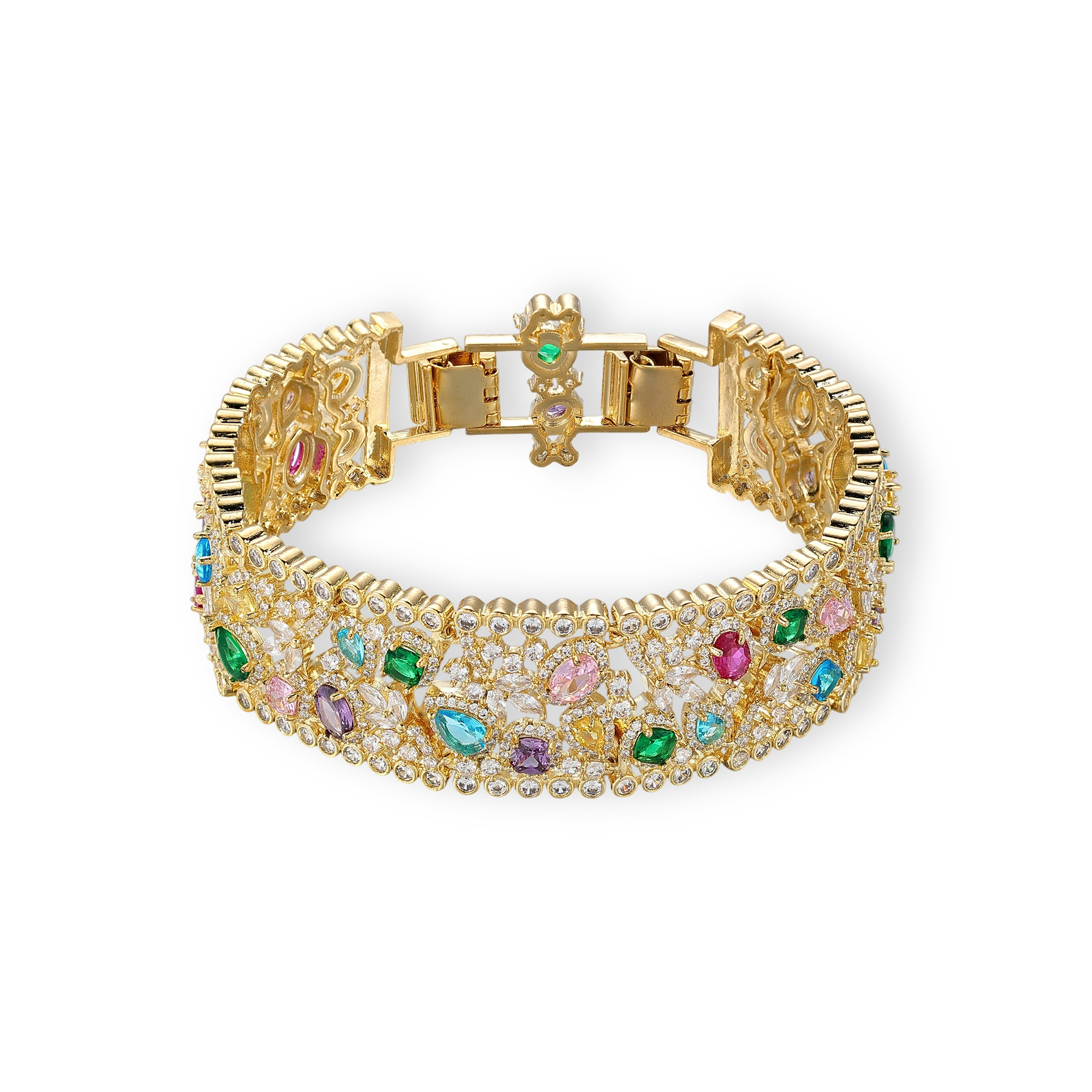 Ianthine Multicolor Mixed Shape Bracelet