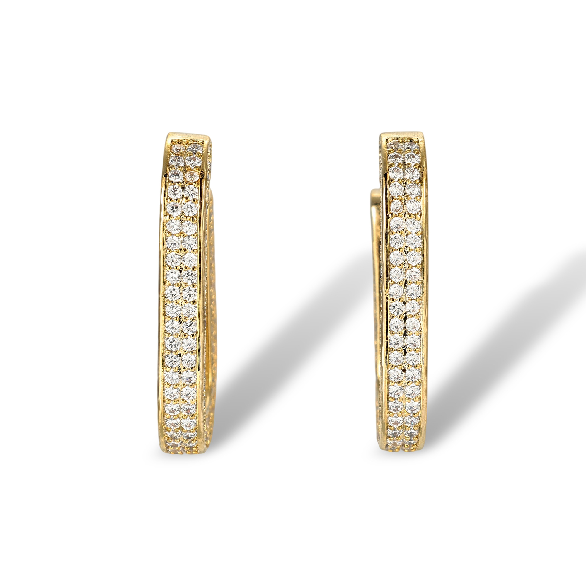 Idalia 18K Gold U-Shape Earrings
