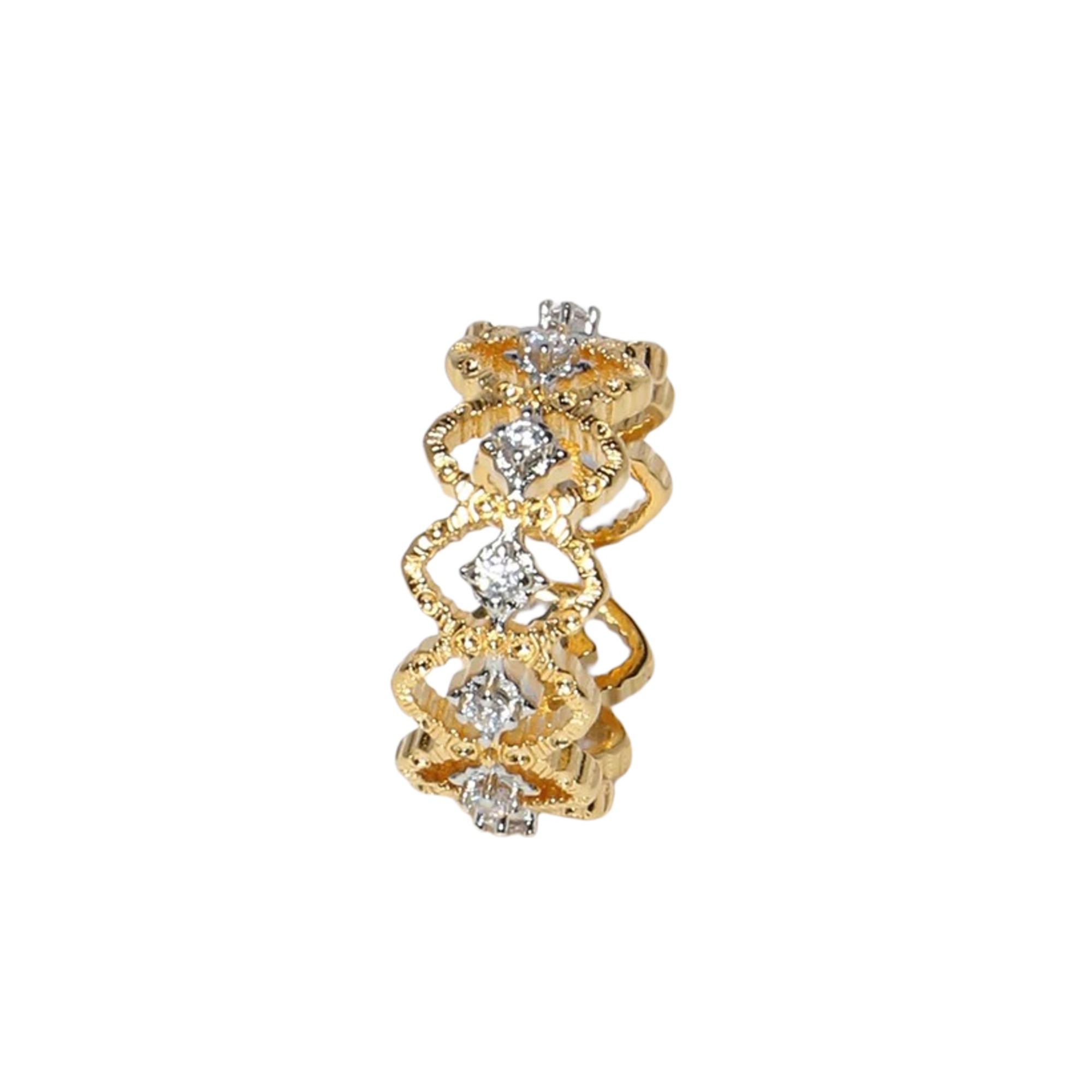 Ildegonde Openwork Filigree Open Ring