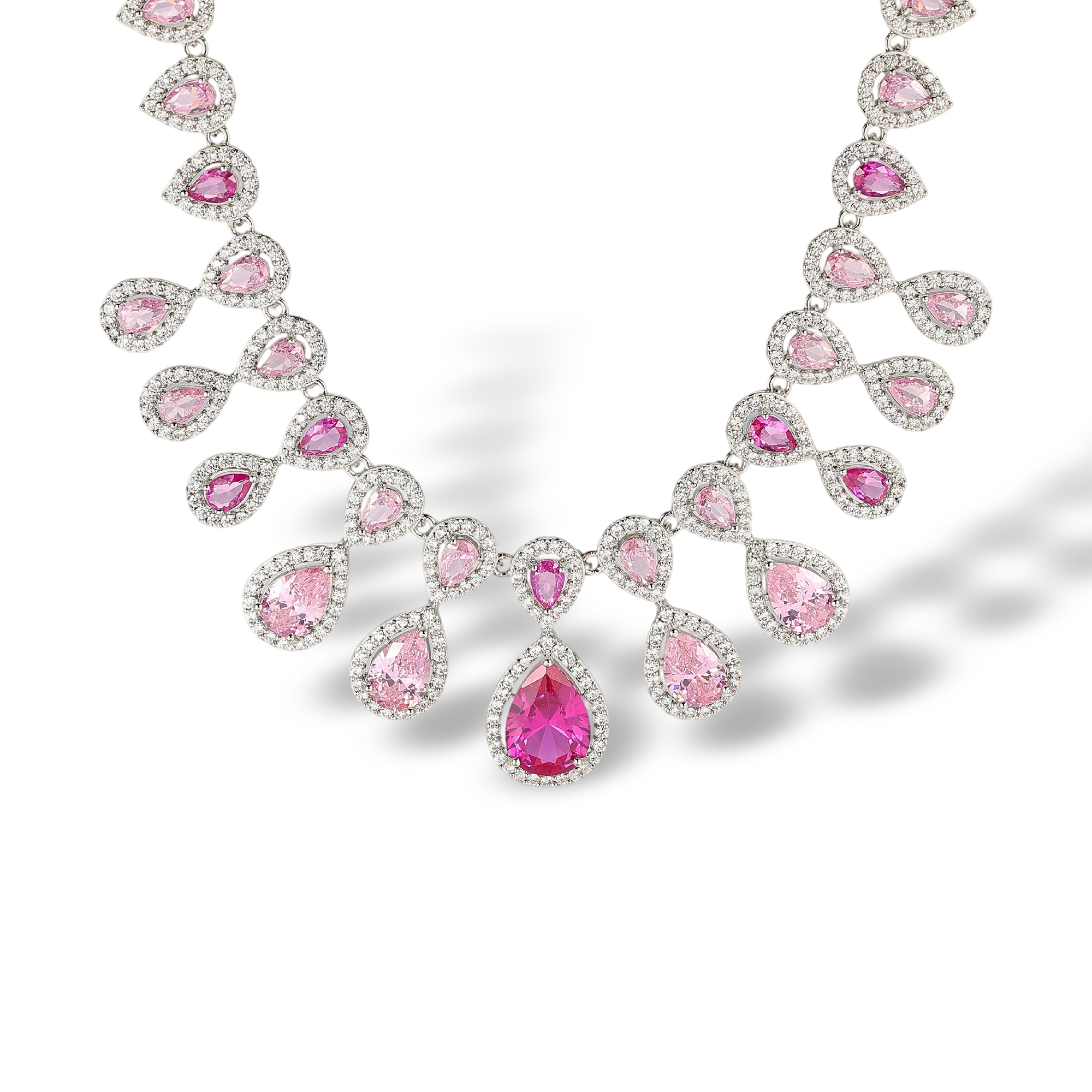 Iphigenia Teardrop Fringe Necklace