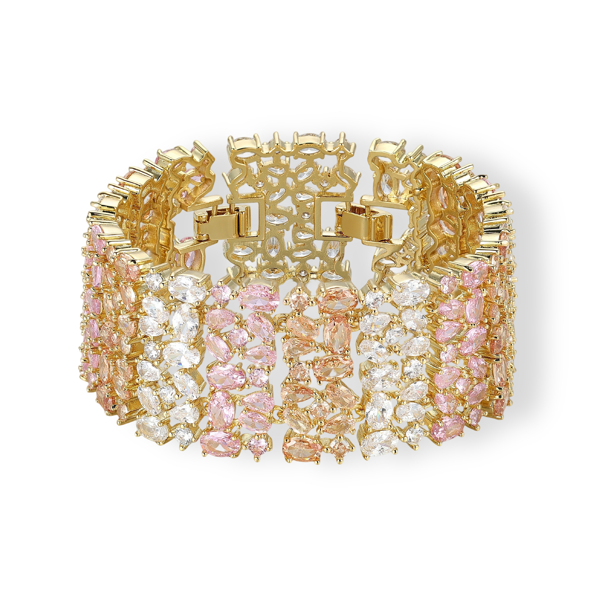 Isménia 18K Gold Mixed Shape Bracelet