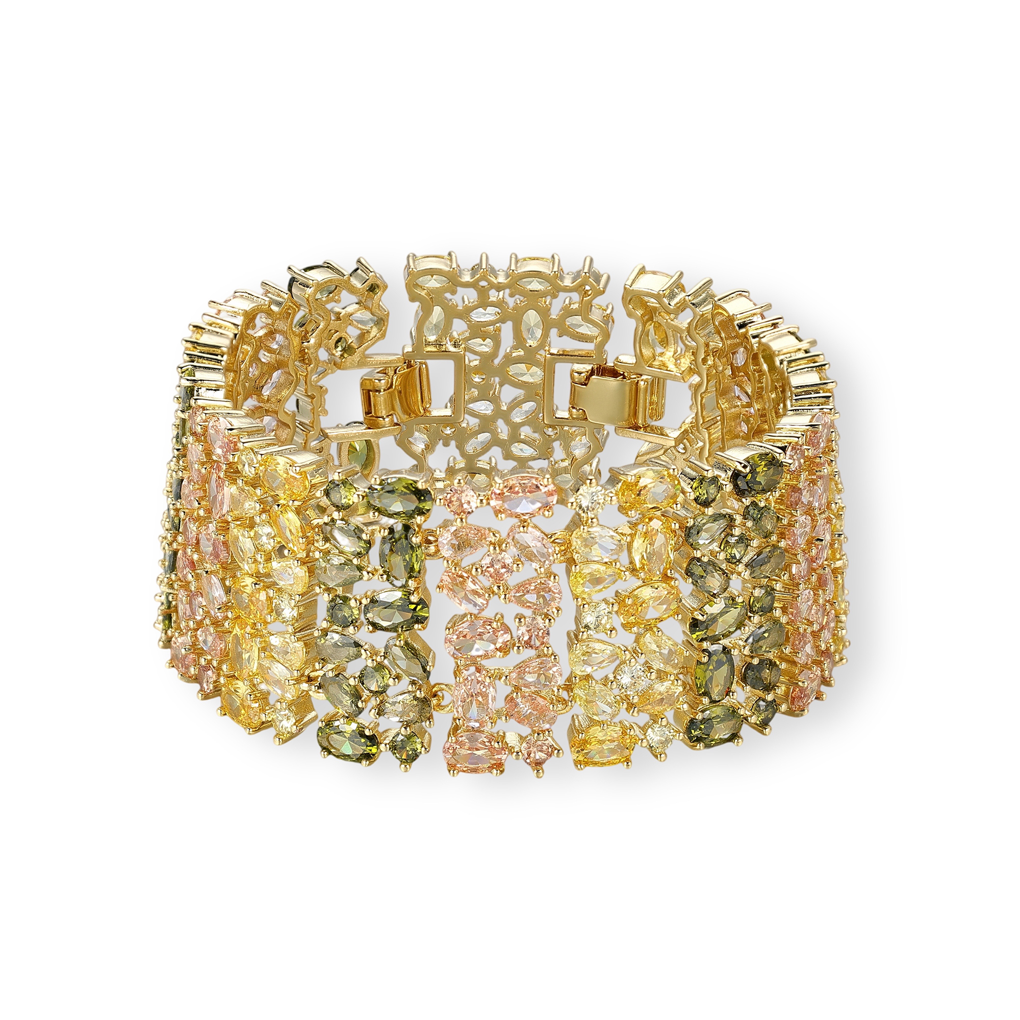 Isménia 18K Gold Mixed Shape Bracelet