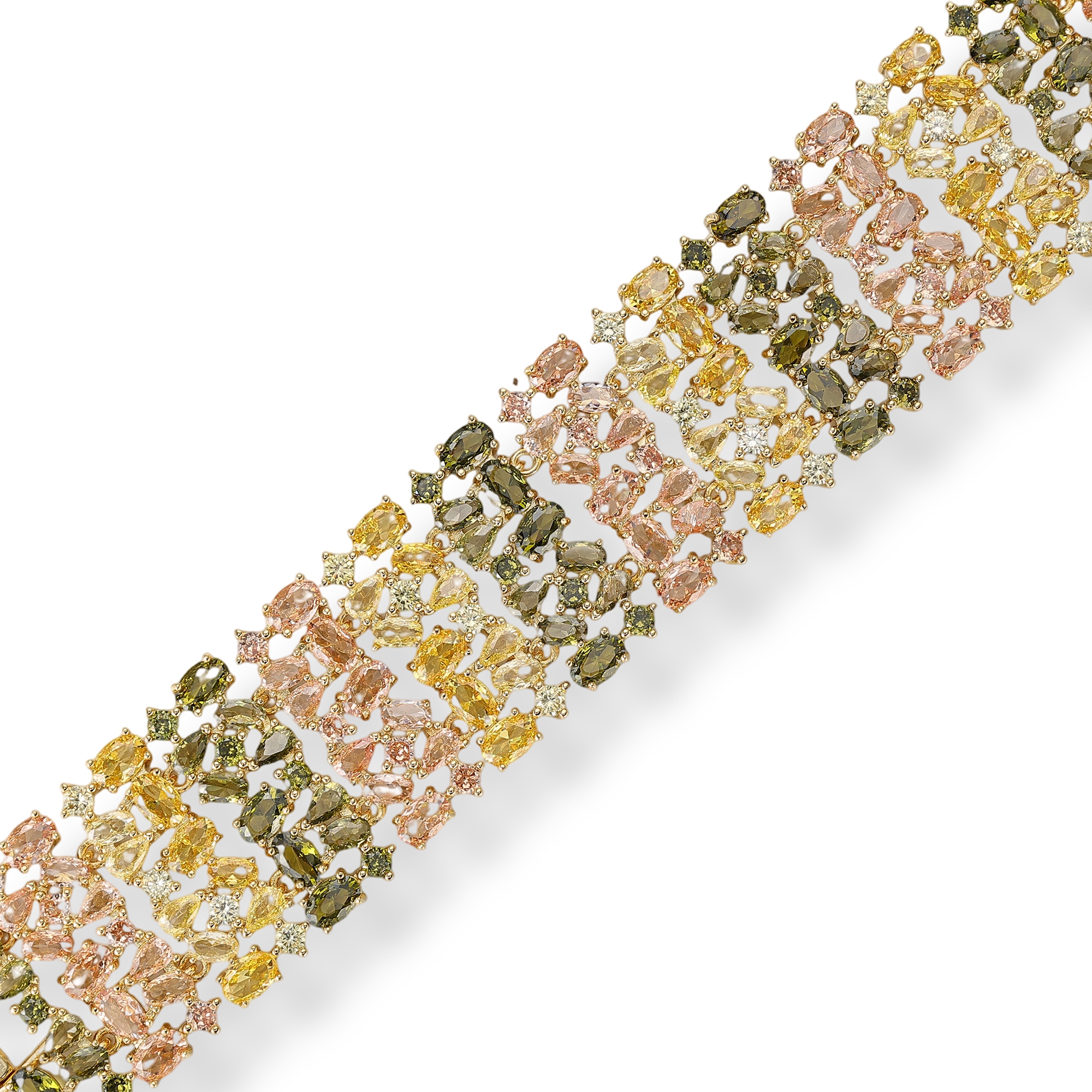 Isménia 18K Gold Mixed Shape Bracelet