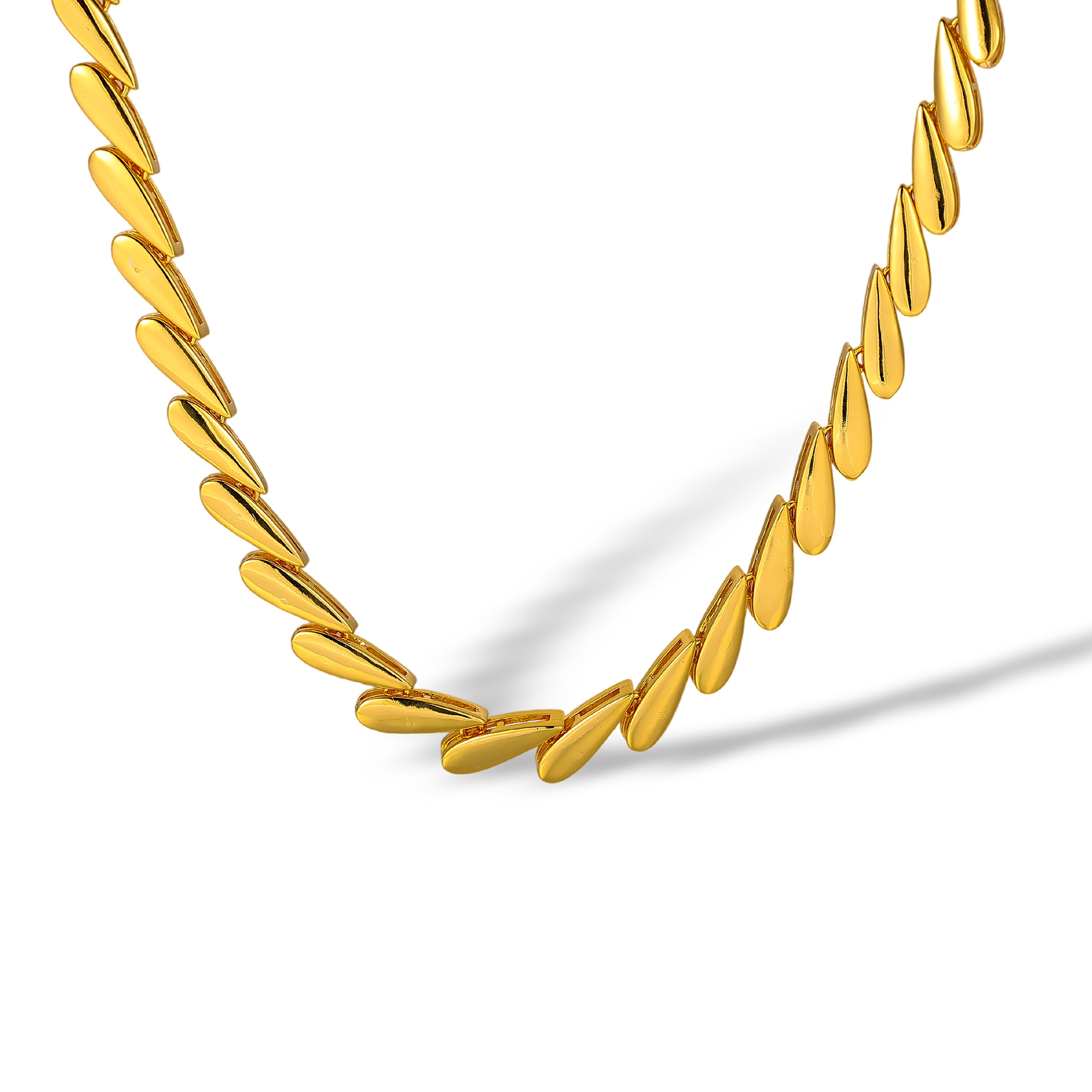 Jolie 18K Gold Wheat Necklace
