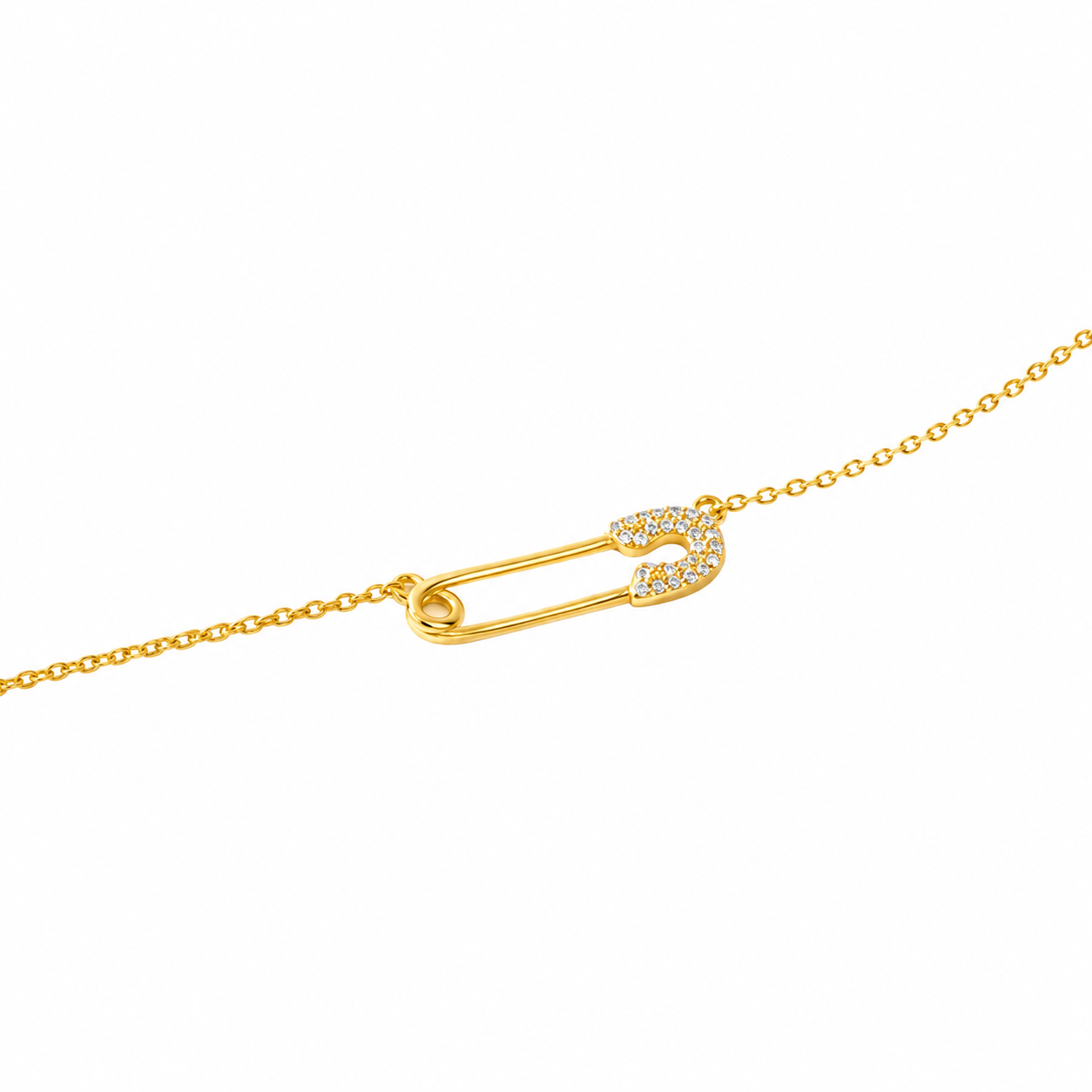 Juditha 18K Gold Pin Necklace
