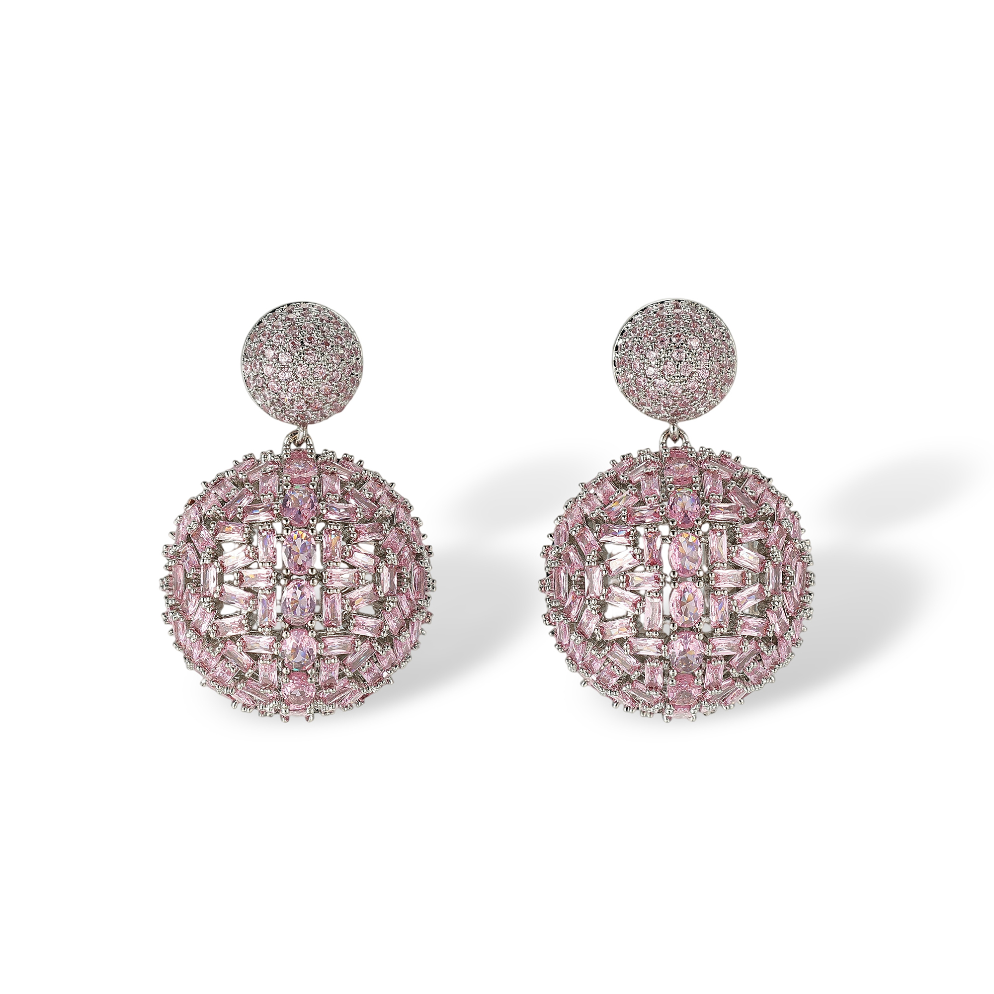 Juliette 18K Gold Spherical Drop Earrings