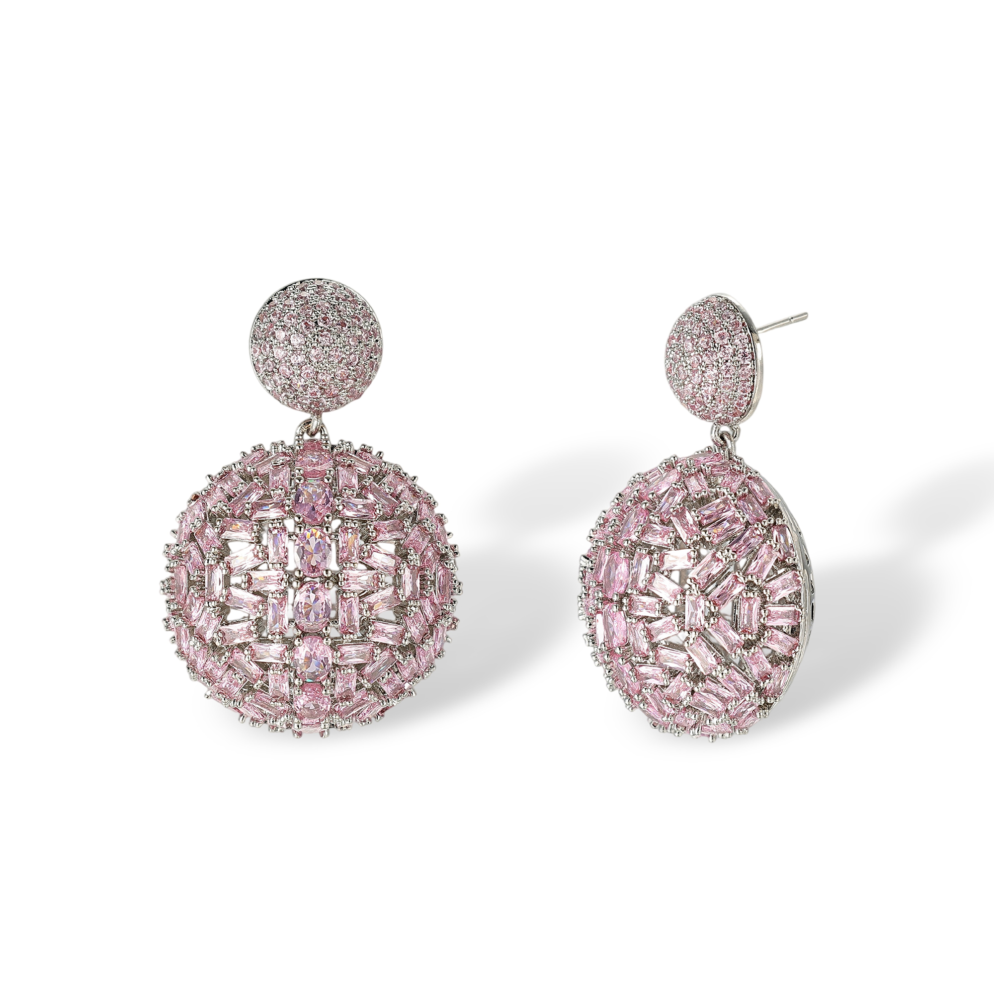 Juliette 18K Gold Spherical Drop Earrings