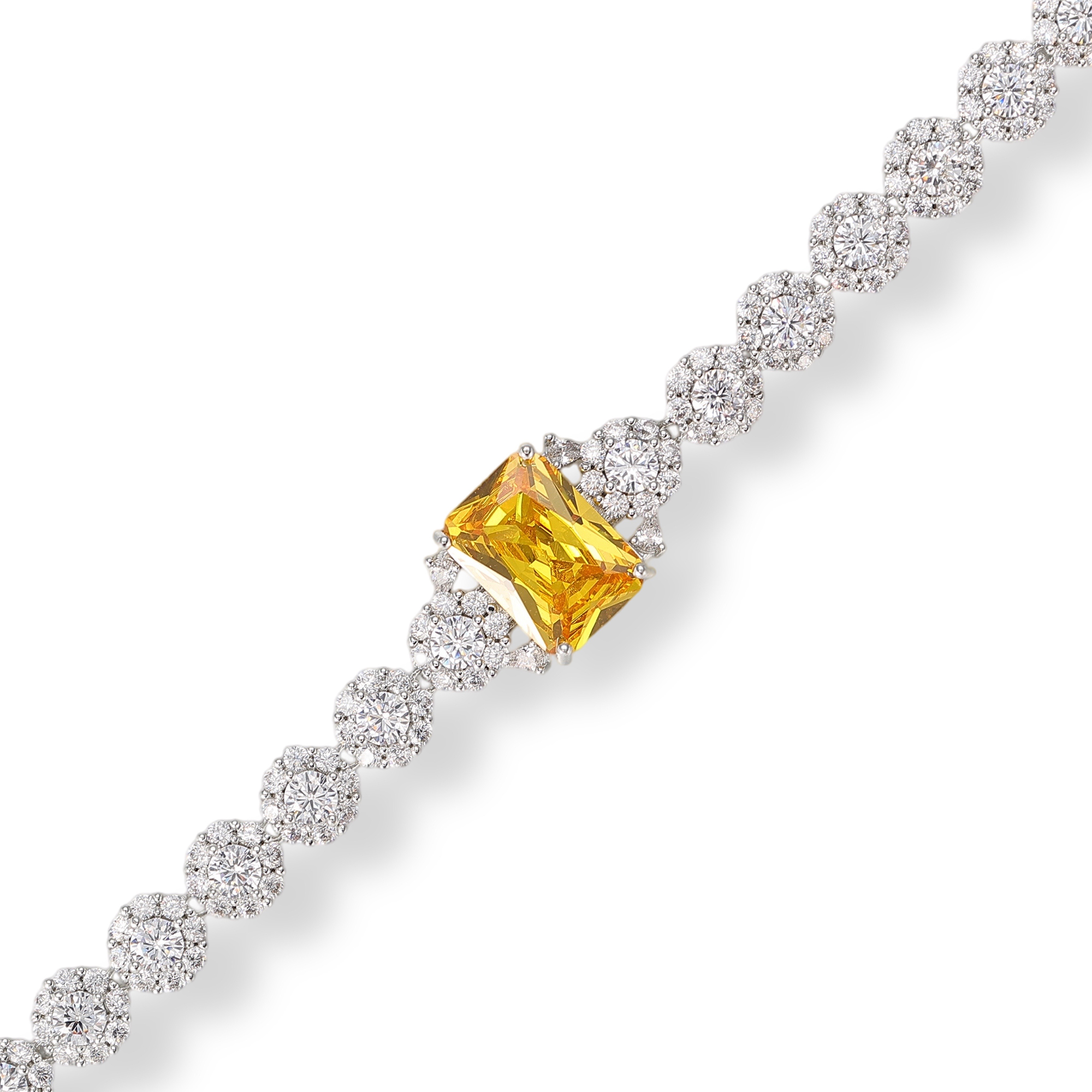 Karen Rectangular Floral Bracelet