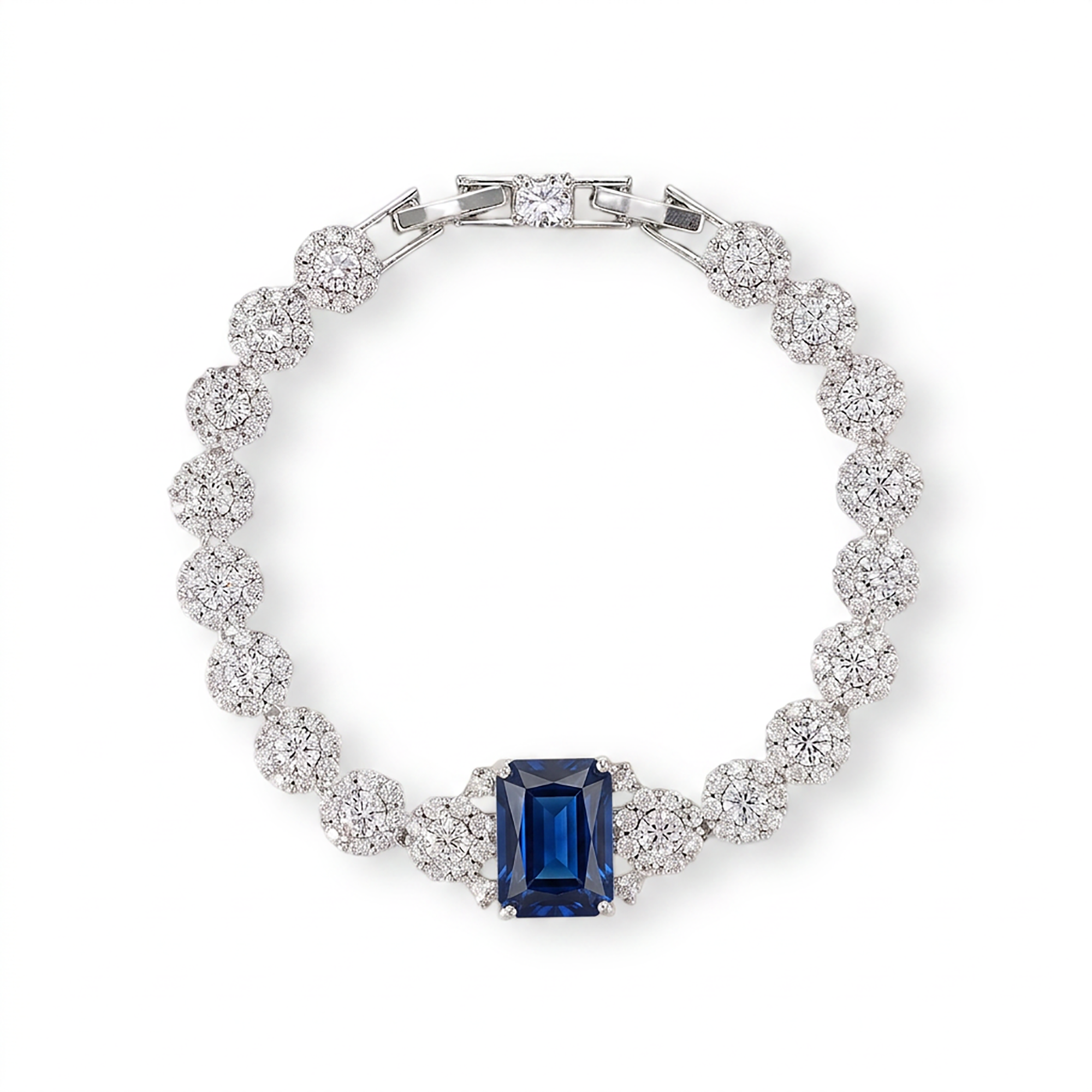 Karen Rectangular Floral Bracelet