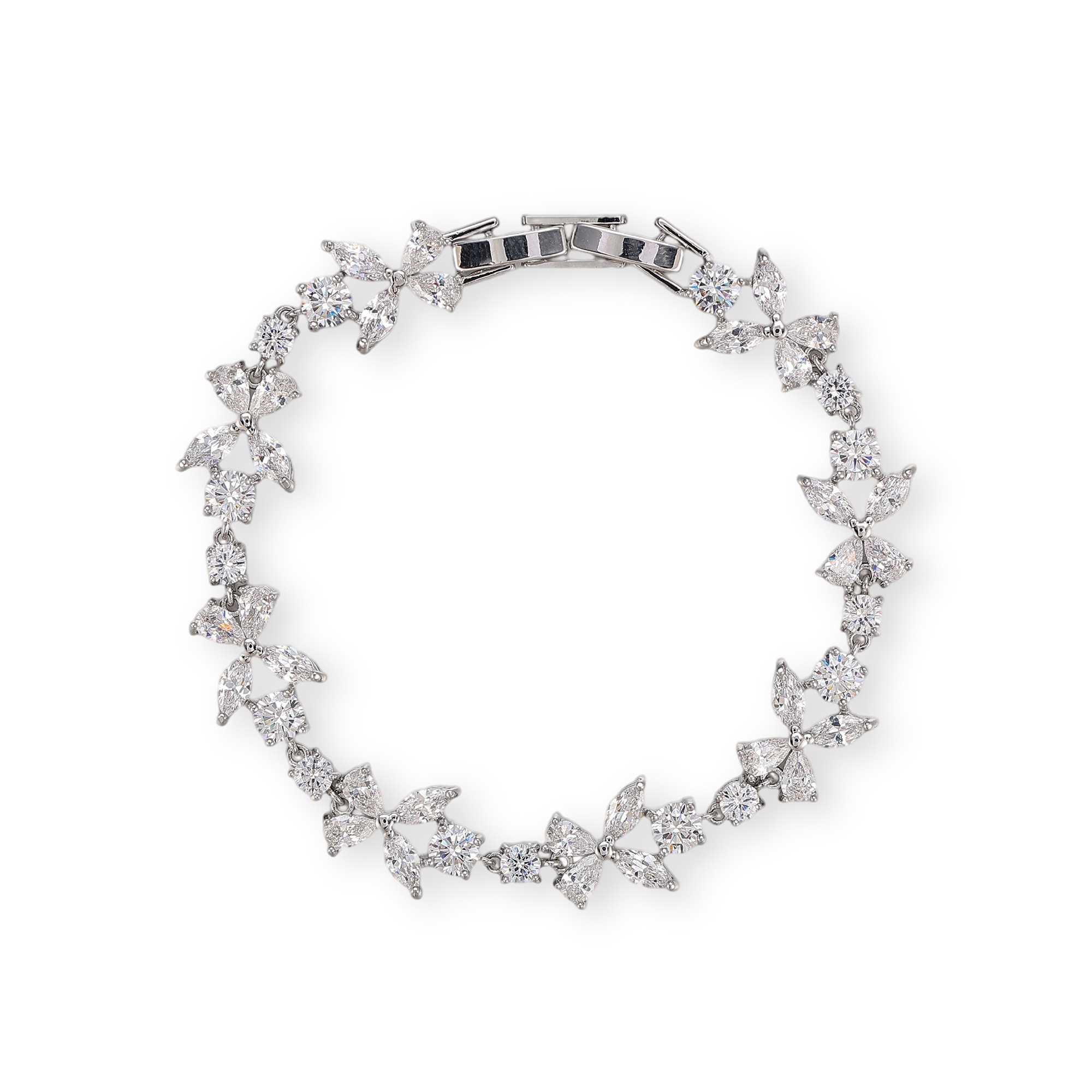 Léontine White Butterfly Bracelet