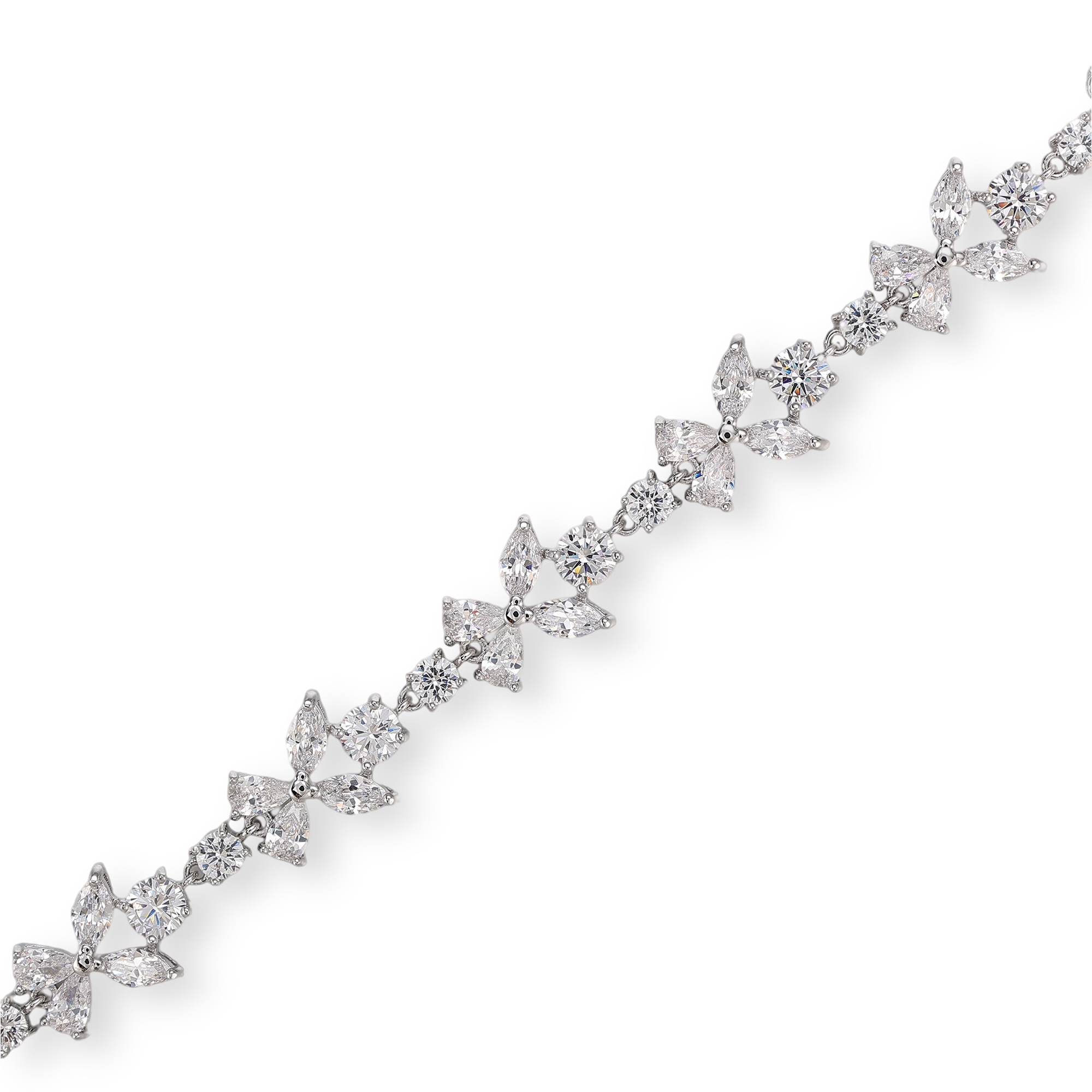 Léontine White Butterfly Bracelet