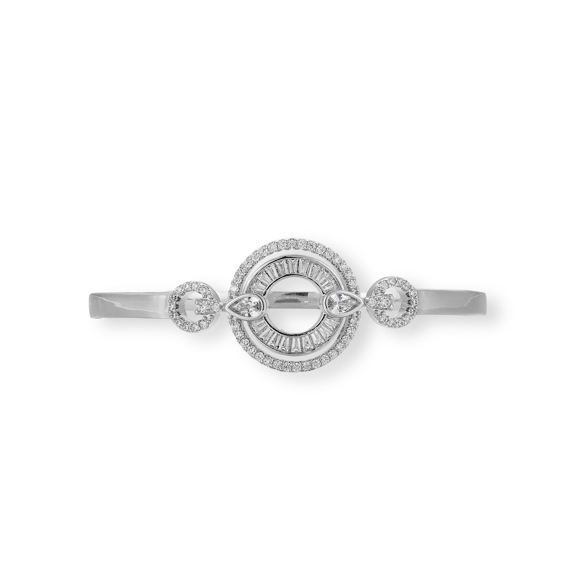 Liberté 16K Gold Openwork Circular Bangle