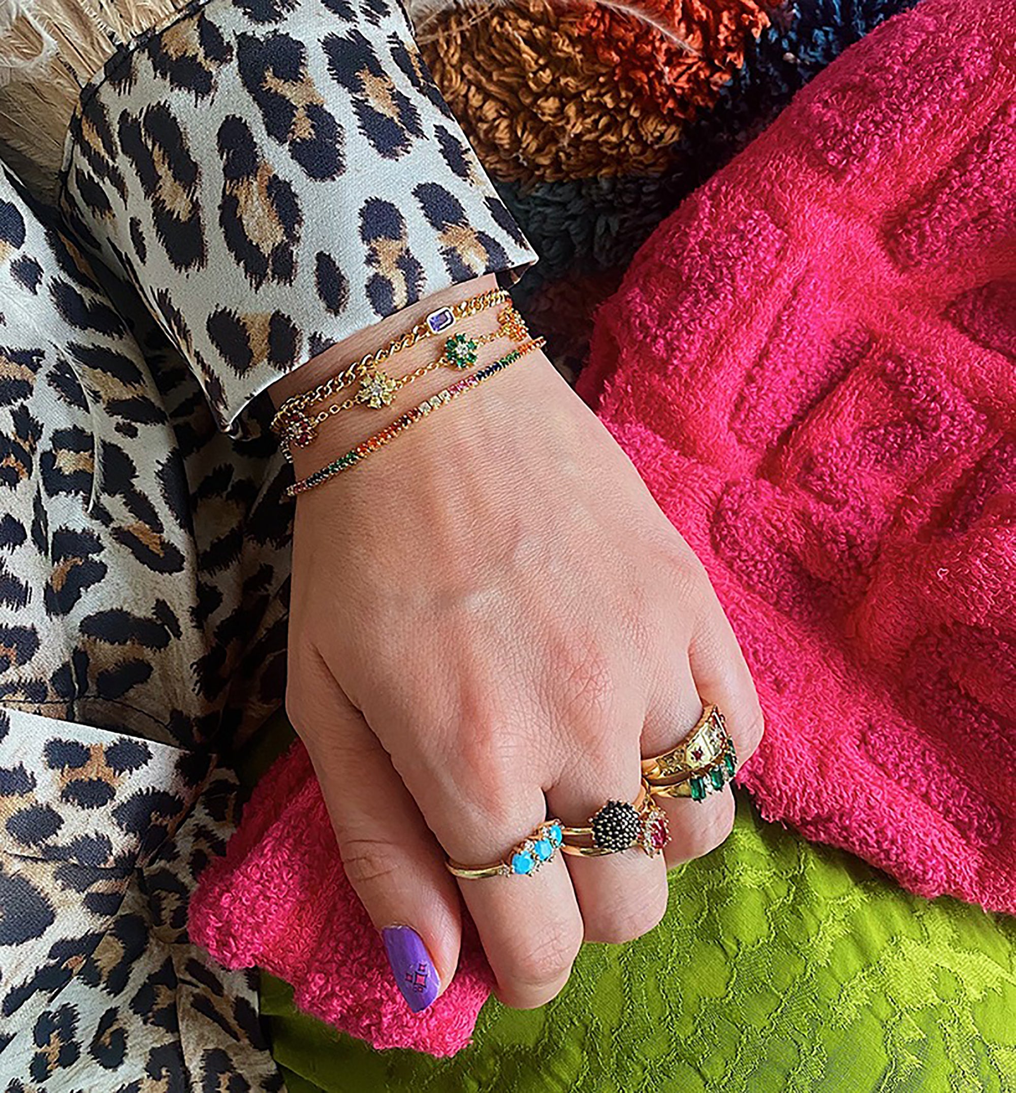 Liesse Multicolor Floral Bracelet