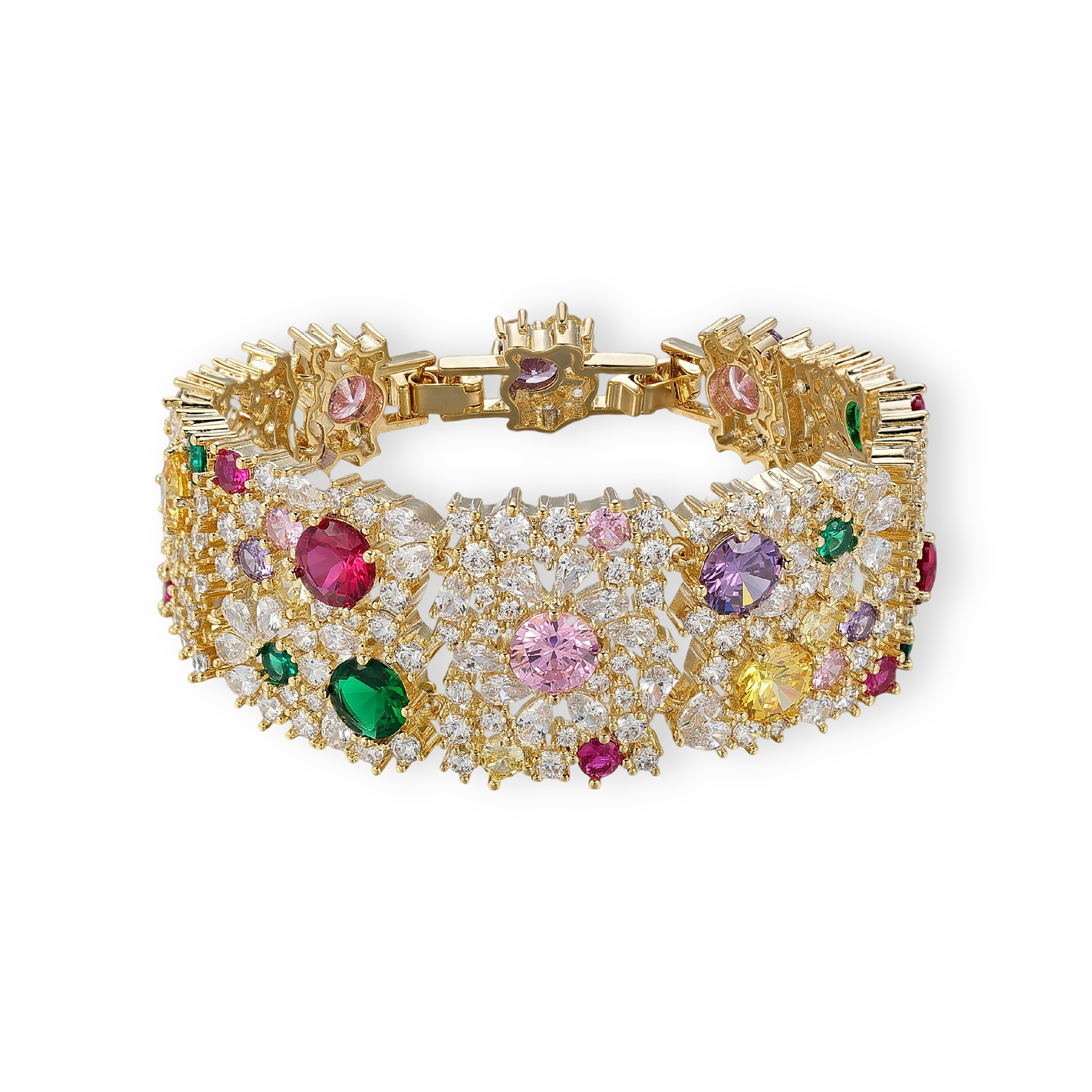 Majesté Multicolor Round Teardrop Bracelet